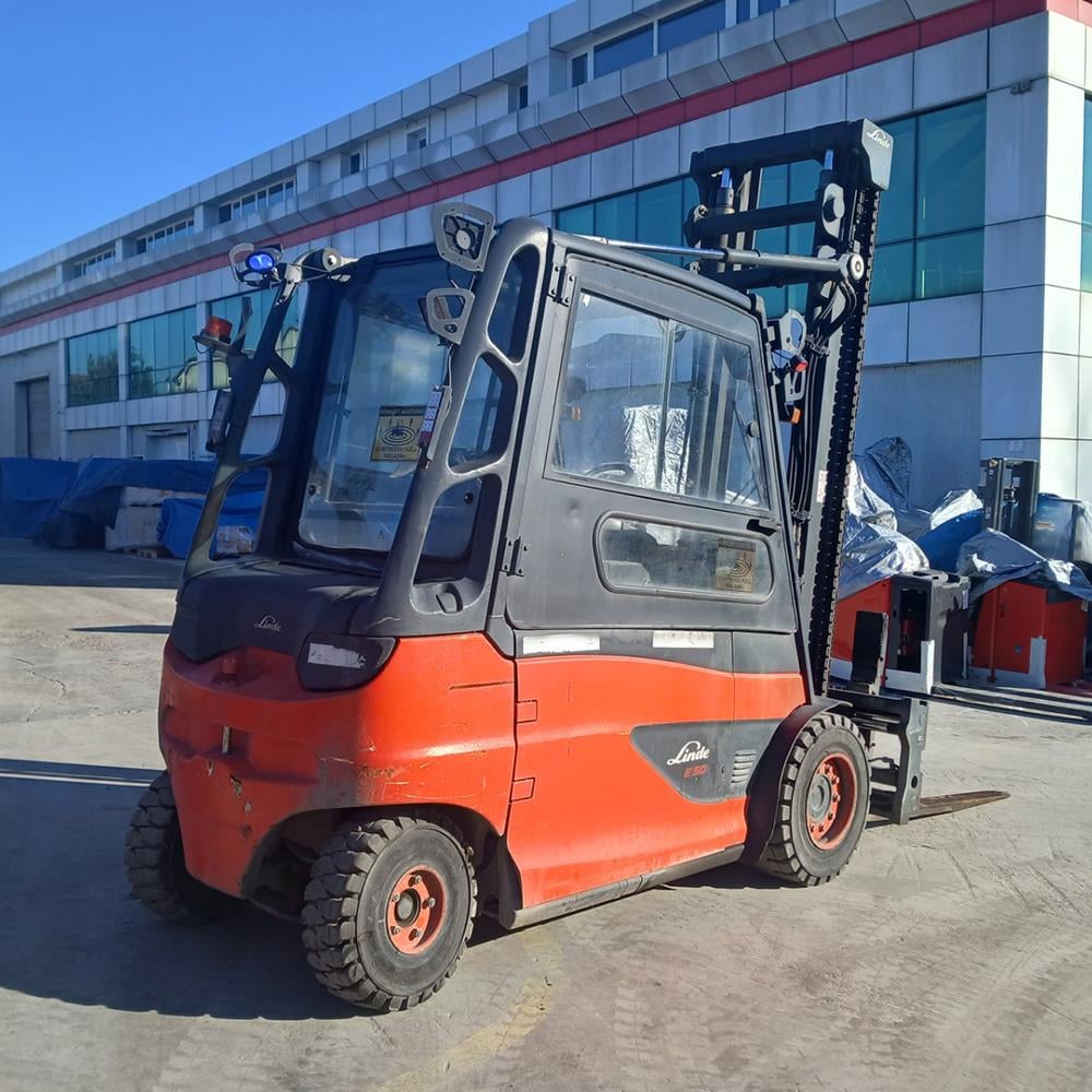 LINDE E50/600HL-388 Elektrikli Forklift 2017 Model (F1.6085)