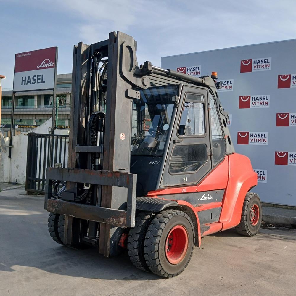 LINDE H80D/900-396-TPX Dizel Forklift 2015 Model (F1.4688)