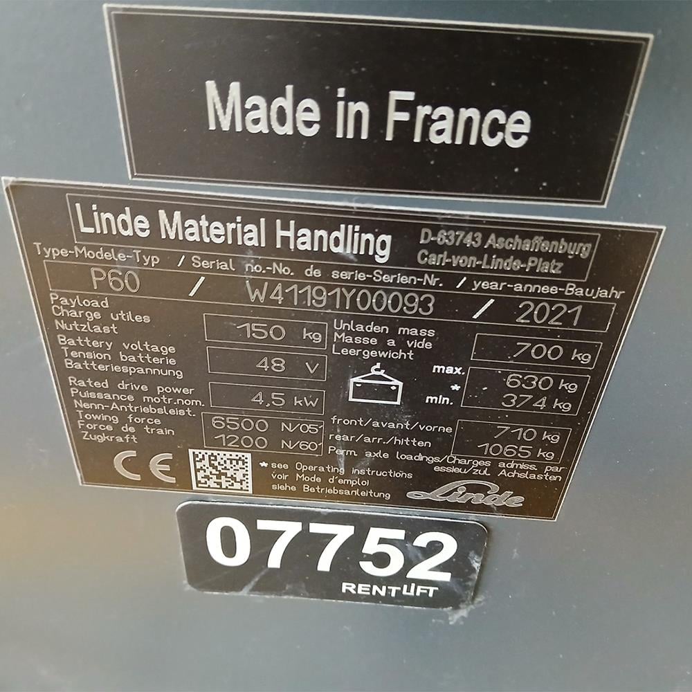 LINDE P60-1191  Çekici (F1.7752) [OPS]