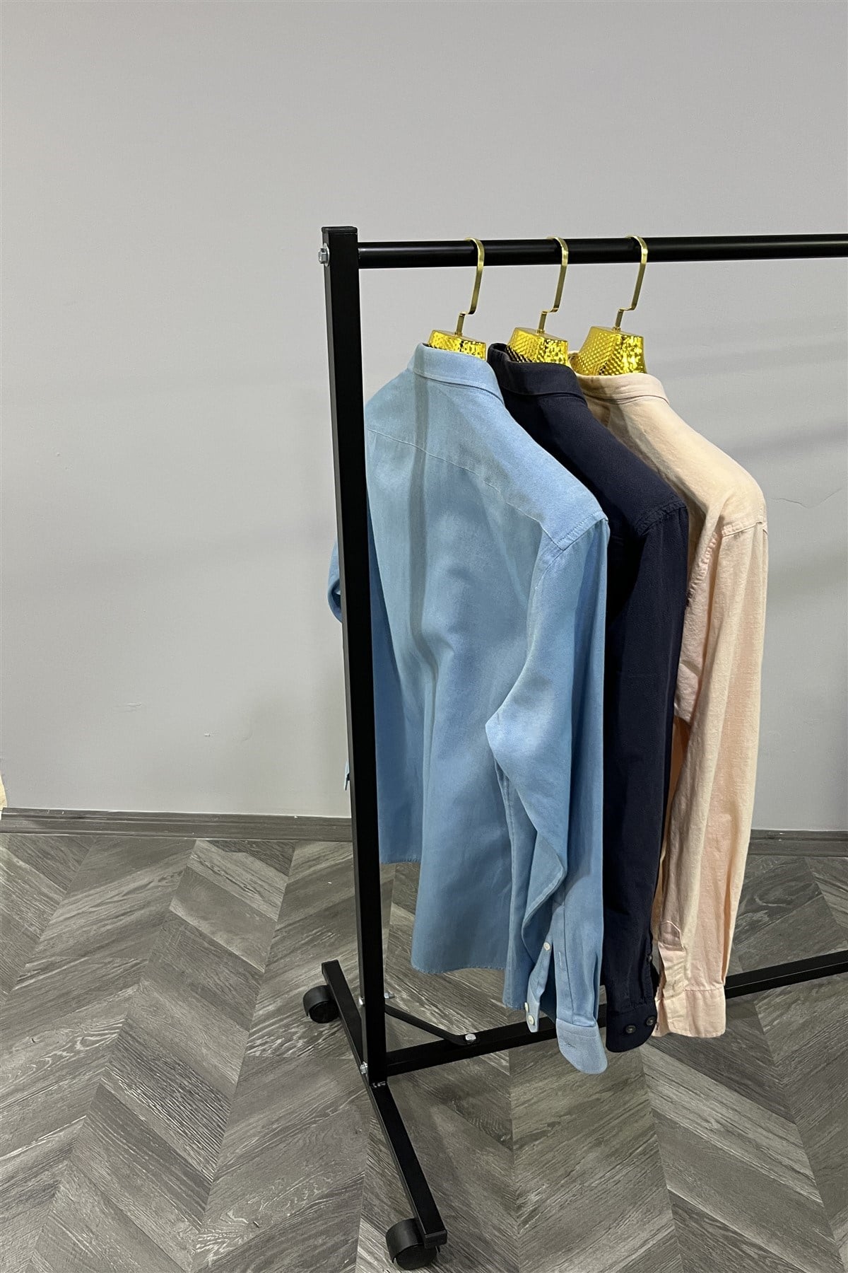 Sabit Askılık 120 CM Siyah Stand