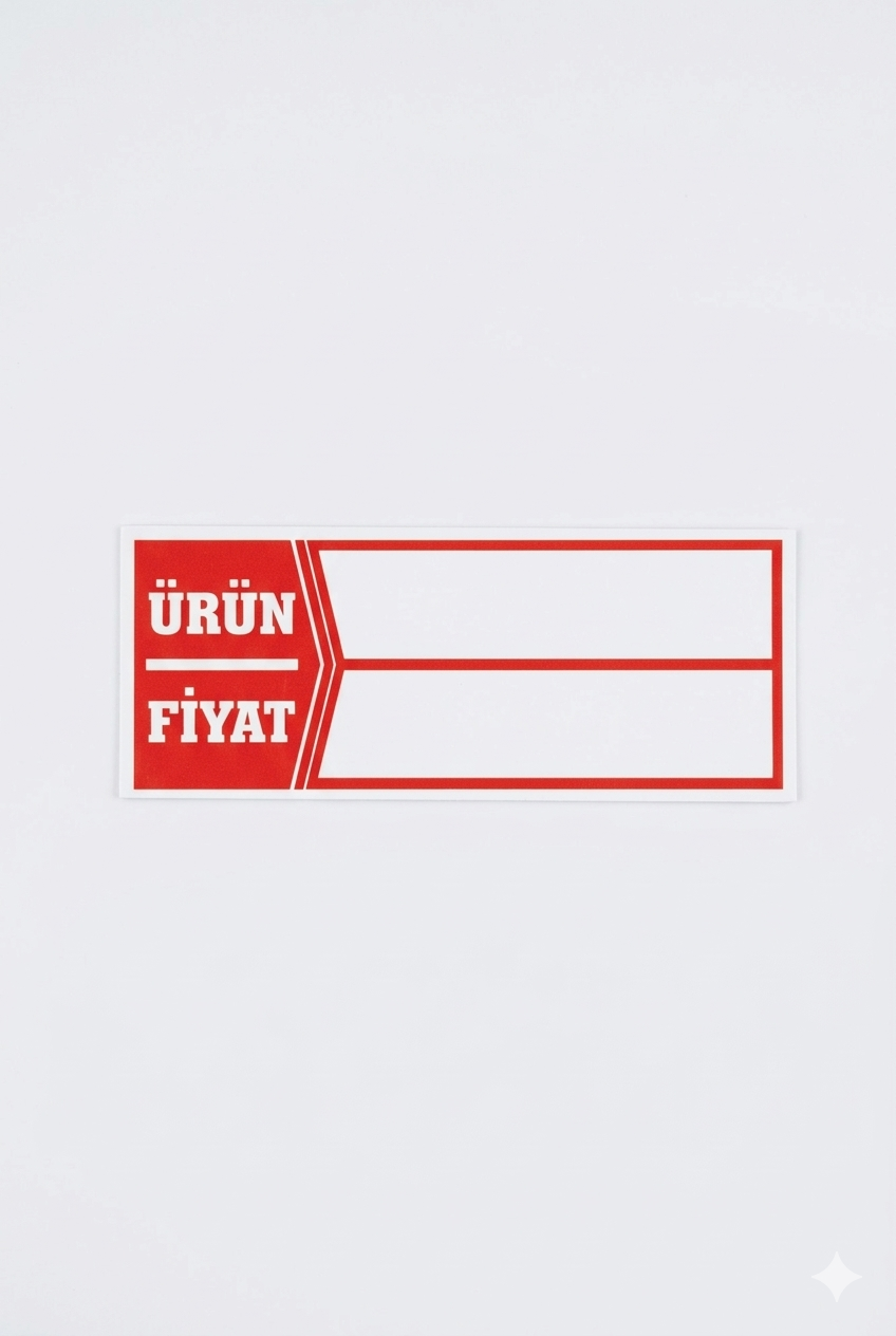 Silinebilir Fiyat Etiketliği
