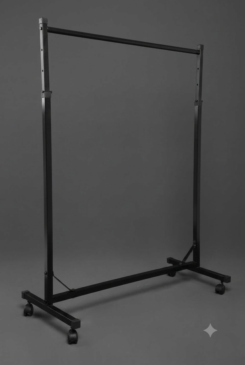 Tekli Ayarlı Boyalı Askılık 100 Cm