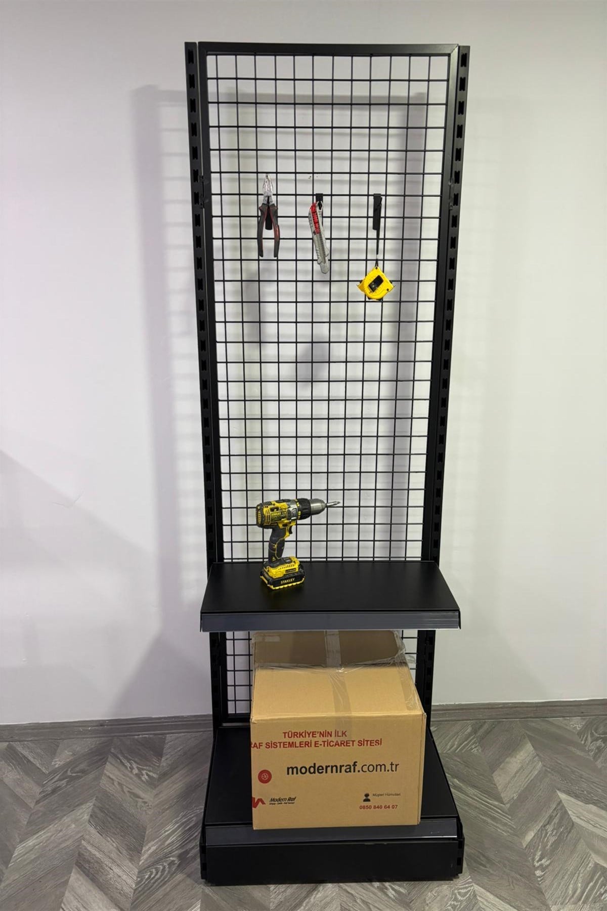Telli Hırdavat Reyonu Metal Raflı 70 cm