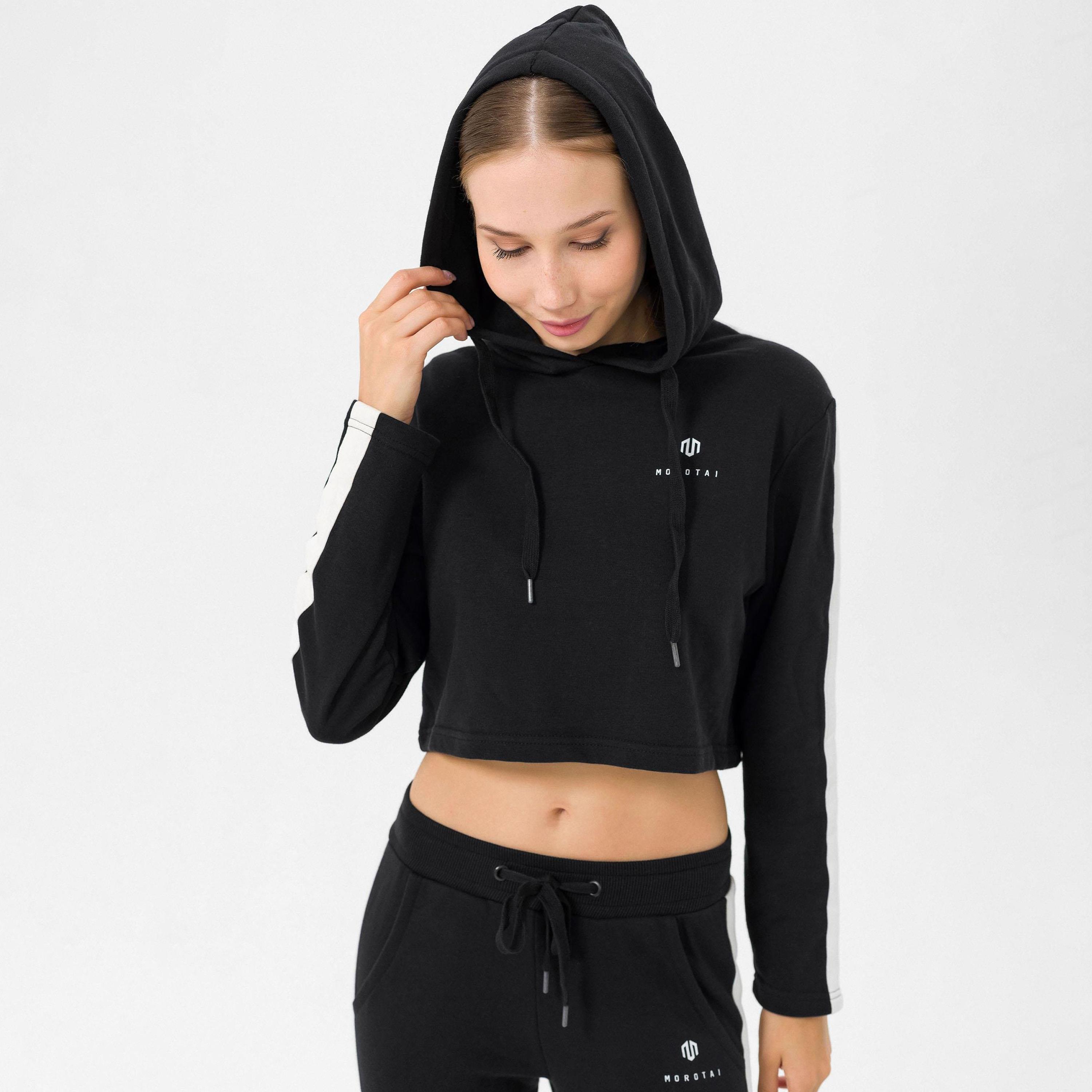 Casual Cropped  Hoodie