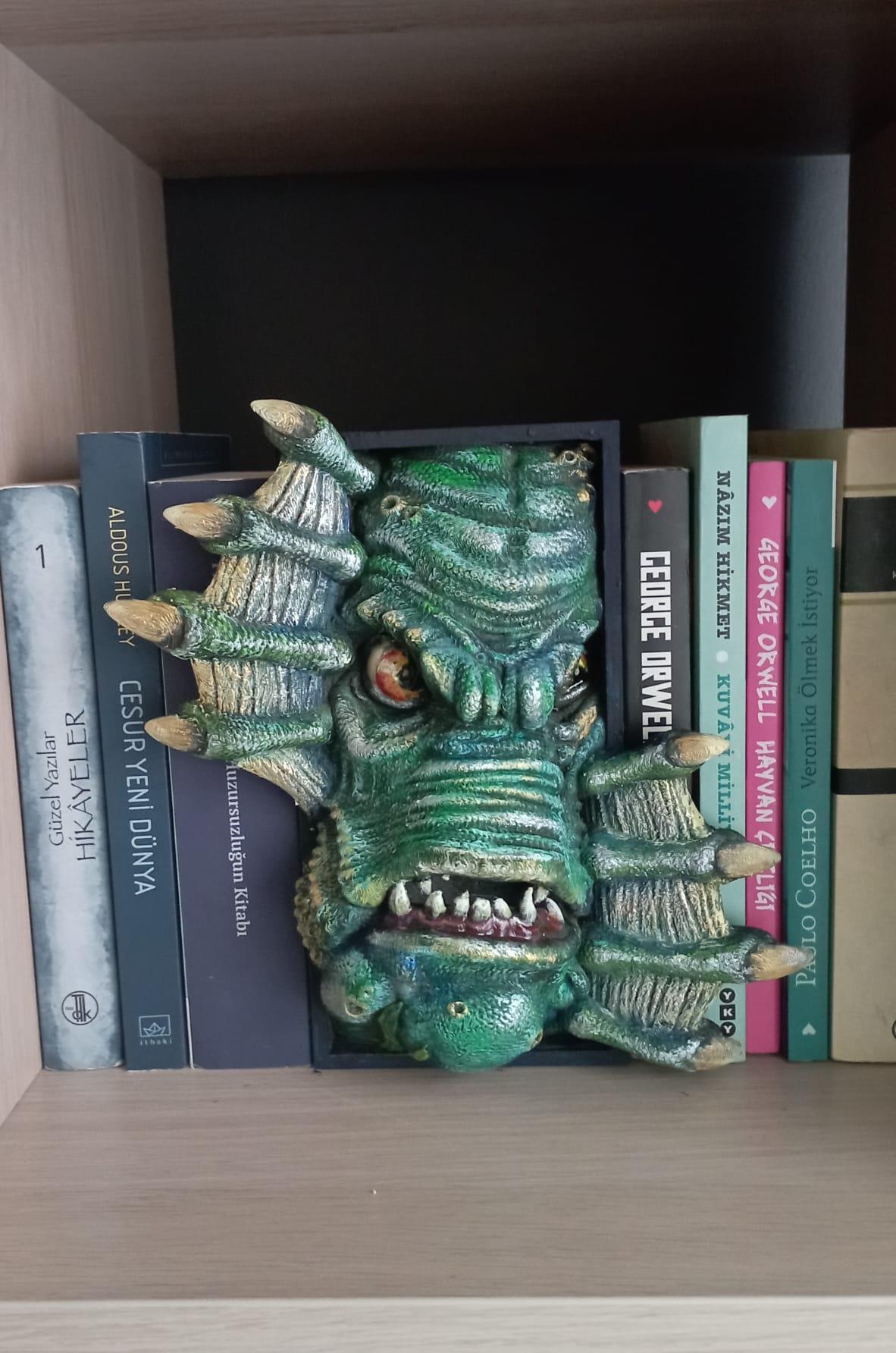 Book Nook Aqua Monster