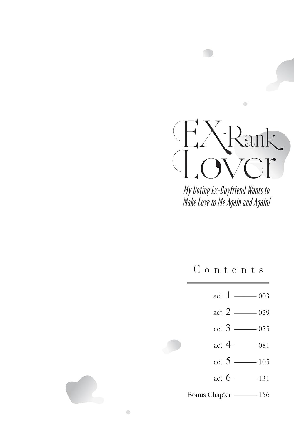 EX-Rank Lover: My Doting Ex-Boyfriend Wants to Make Love to Me Again and Again!