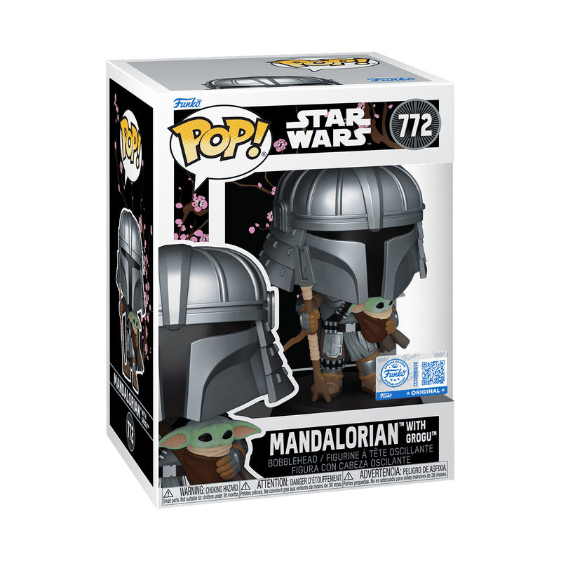 Funko Pop Movies Star Wars - Mandalorian With Grogu Special Edition No:772