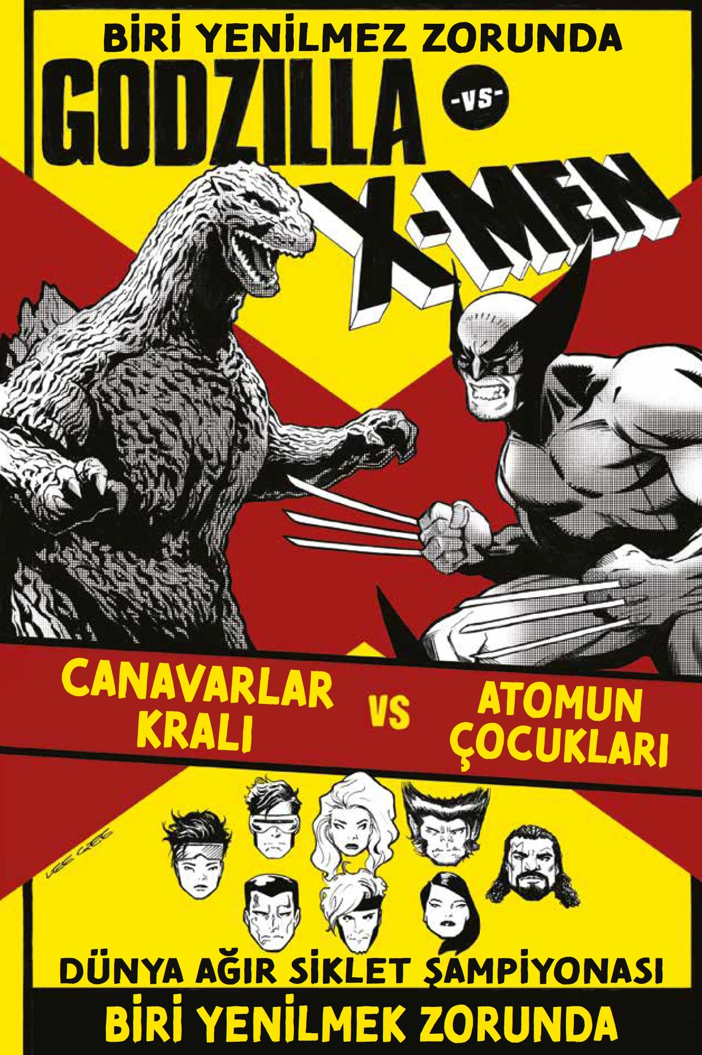 Godzilla vs X-Men (A Kapak)