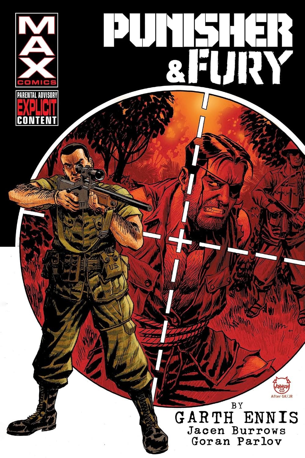 Punisher & Fury Max By Garth Ennis Omnibus Dave Johnson Cover
