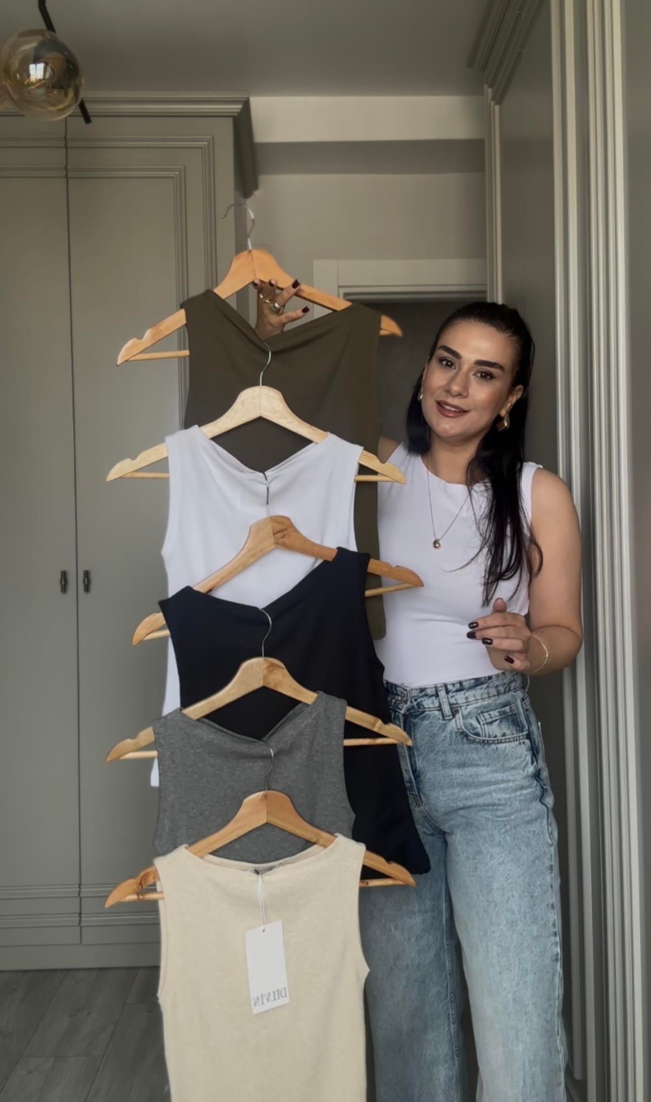 Dilvin Kayık Yaka Basic 