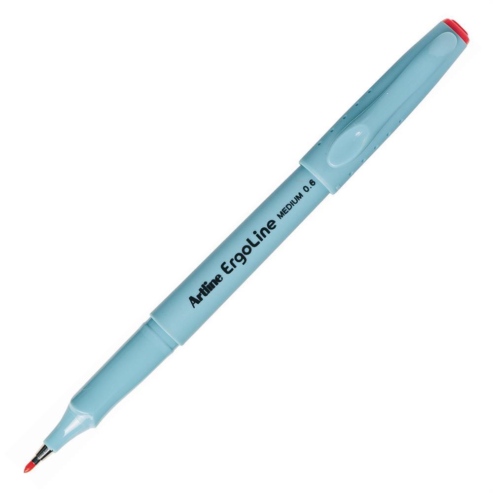 Artline Ergoline 3600 İmza Kalemi 0.6 mm 12 Adet - Kırmızı
