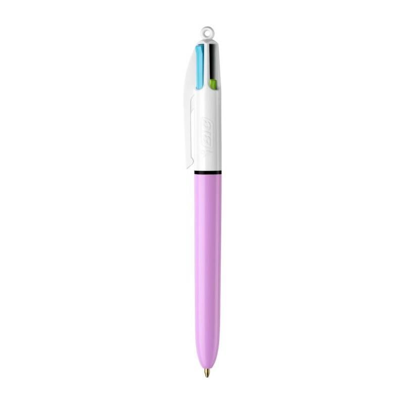 Bic 4 Colours Fun Gövde Lila Tükenmez Kalem 12 li