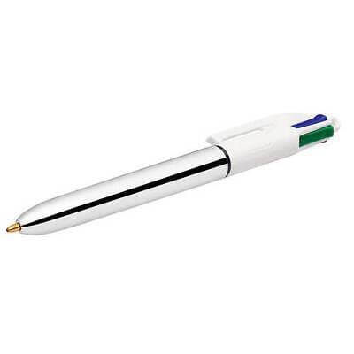 Bic 4 Colours Shine Tükenmez Kalem Gümüş Gövde