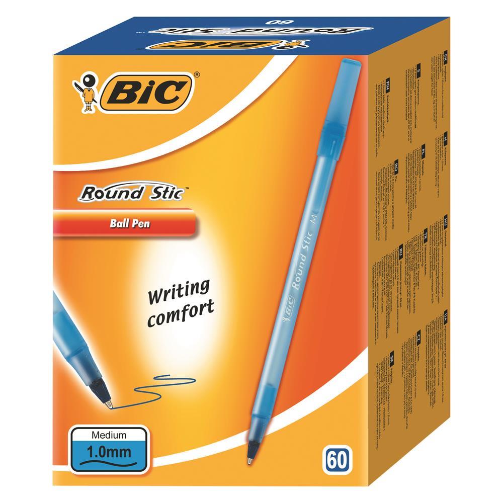 Bic Round Stick Tükenmez Kalem 1.0 mm - Mavi