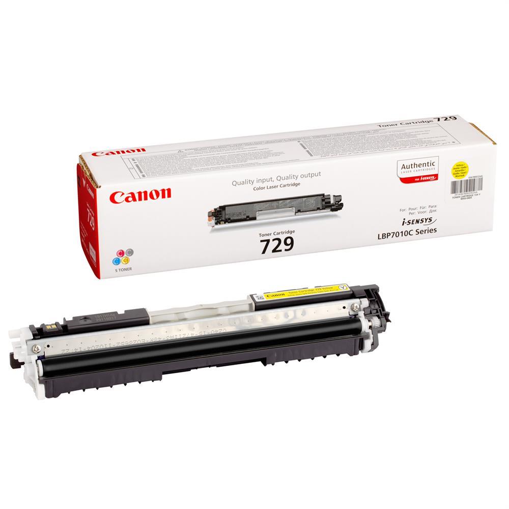 Canon CRG-729Y Lazer Toner 1.000 Sayfa - Sarı