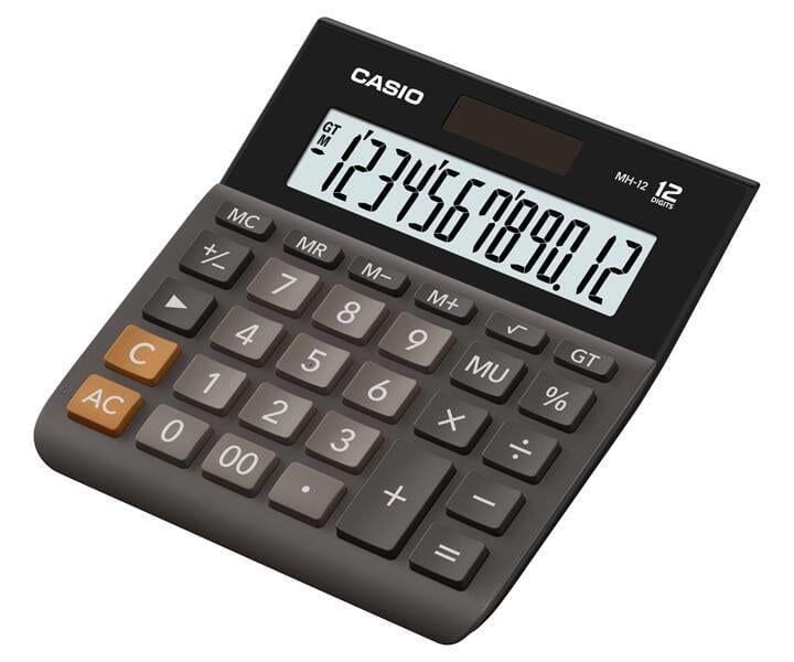 CASIO HESAP MAKİNASI MH-12 BK