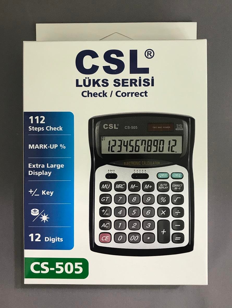CASLO HESAP MAKİNESİ SU GEÇİRMEZ