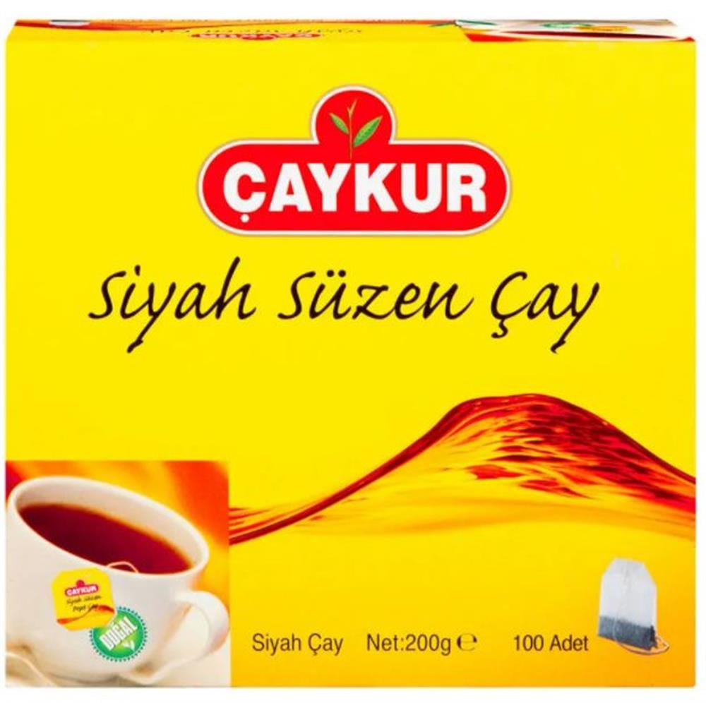 Çaykur Bardak Siyah Süzen Poşet Çay 100’lü