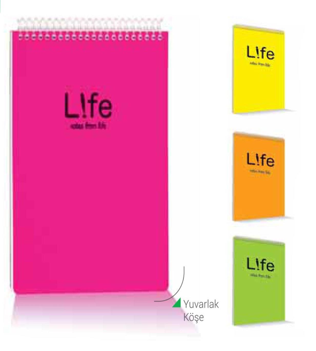 ÇINAR LIFE BLOKNOT A5 100 YP.ÇİZGİLİ