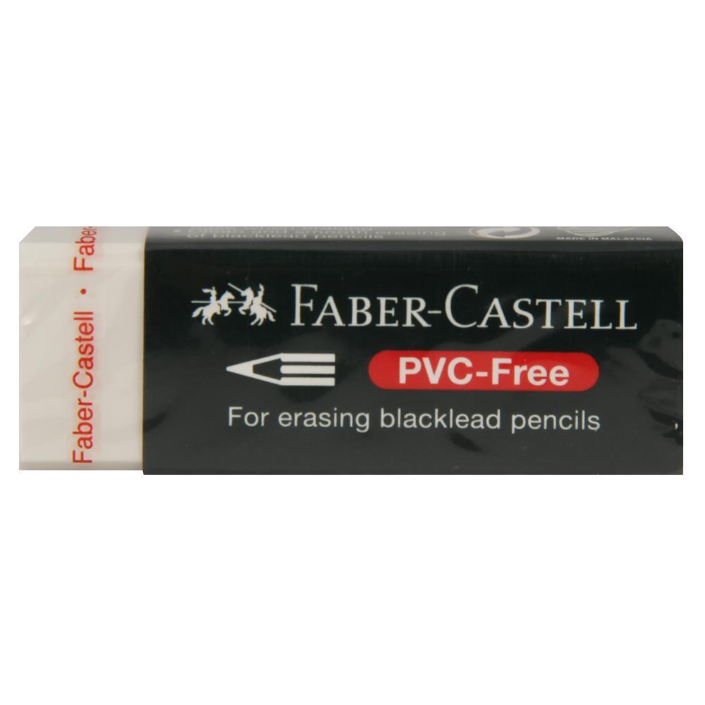 Faber Castell 708530 PVC-Free Büyük Silgi 30 Adet - Beyaz