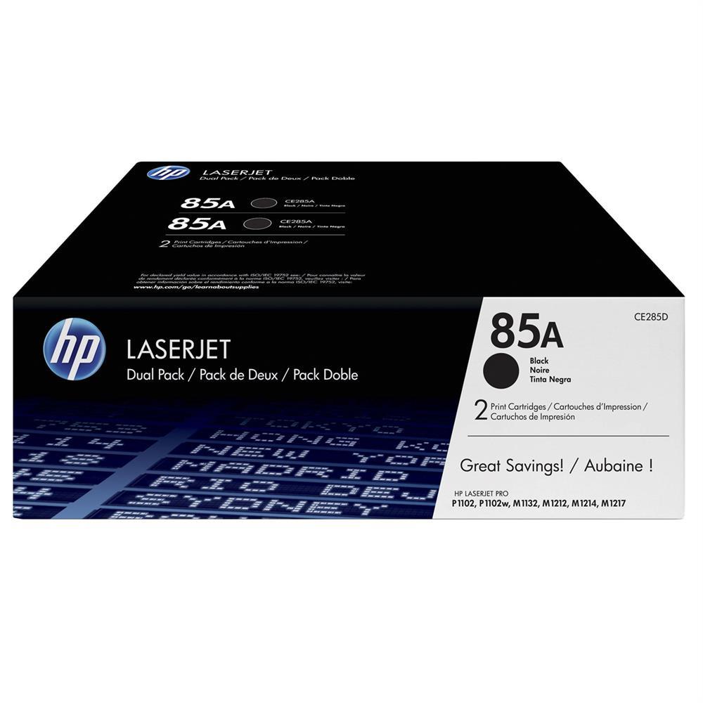 HP 85A CE285AF Lazer Toner 2 x 1.600 Sayfa - Siyah