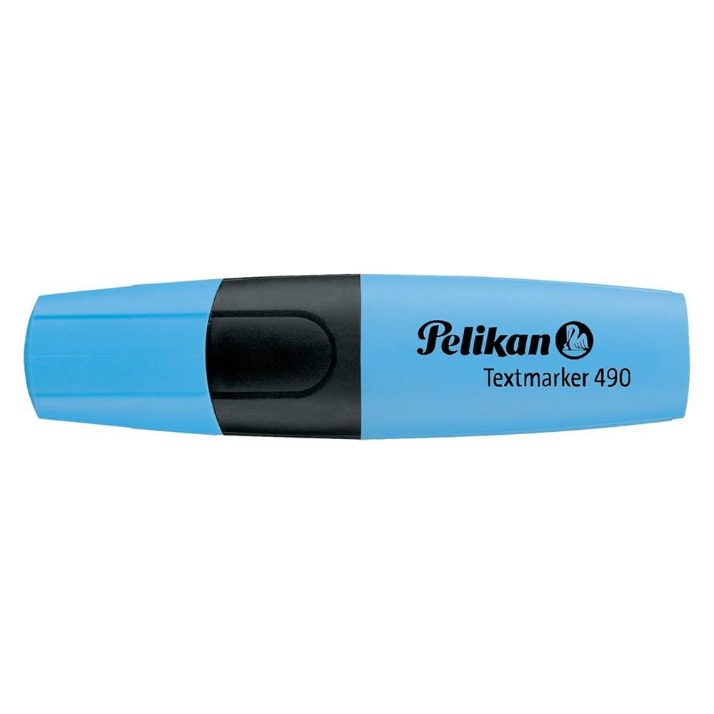 Pelikan Fosforlu Kalem 490 Mavi 10'lu