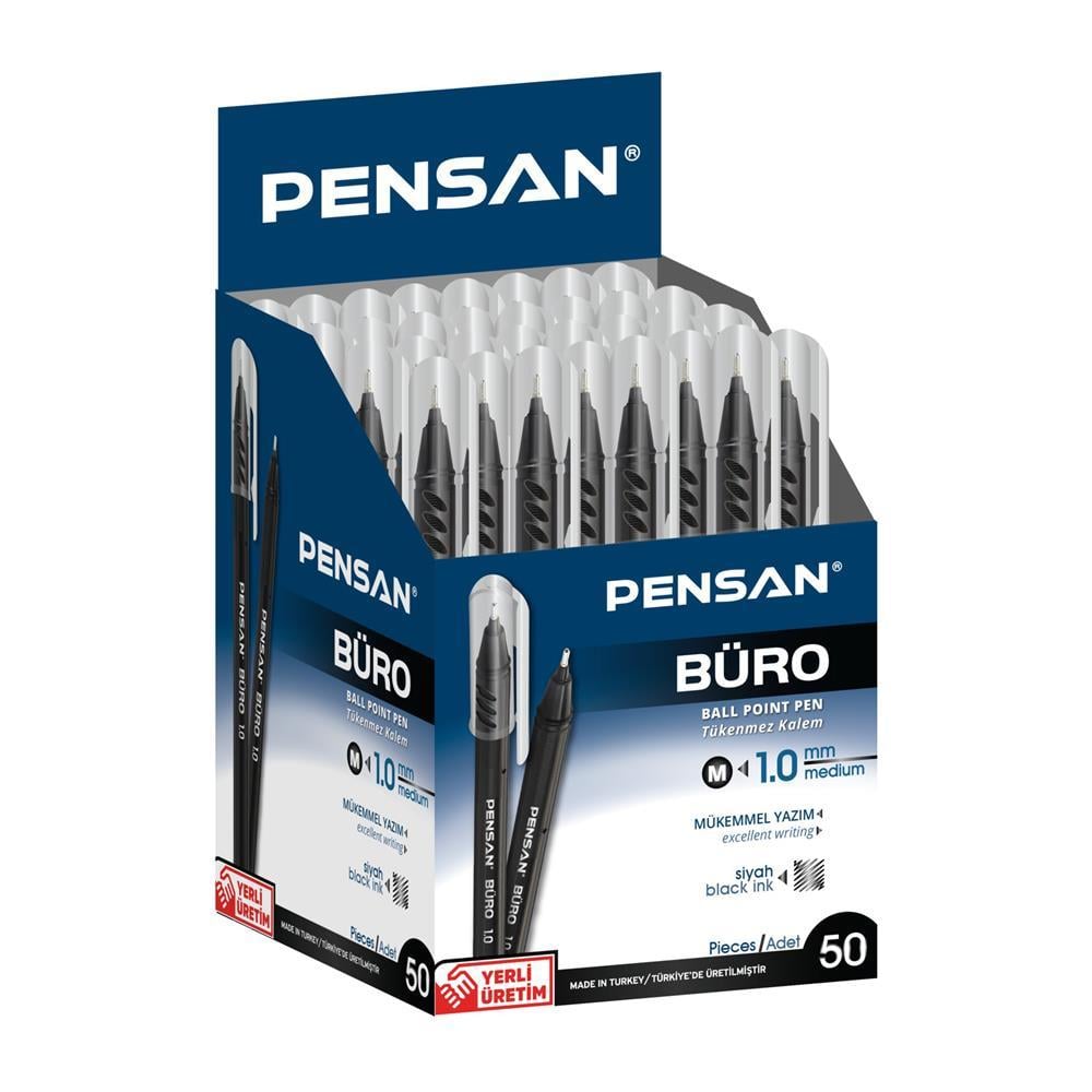 Pensan 2270 Tükenmez Kalem 1.0 mm - Siyah