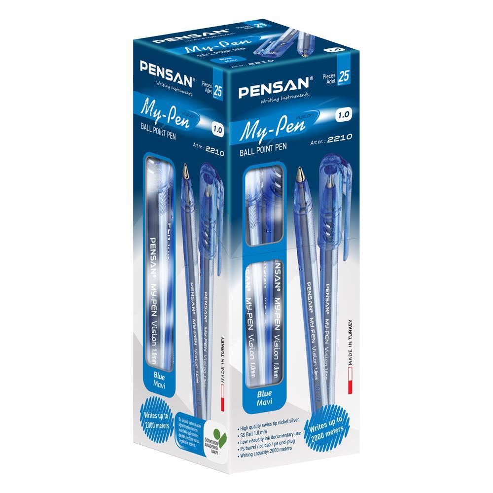 Pensan My-Pen Tükenmez Kalem 1.0 mm - Mavi