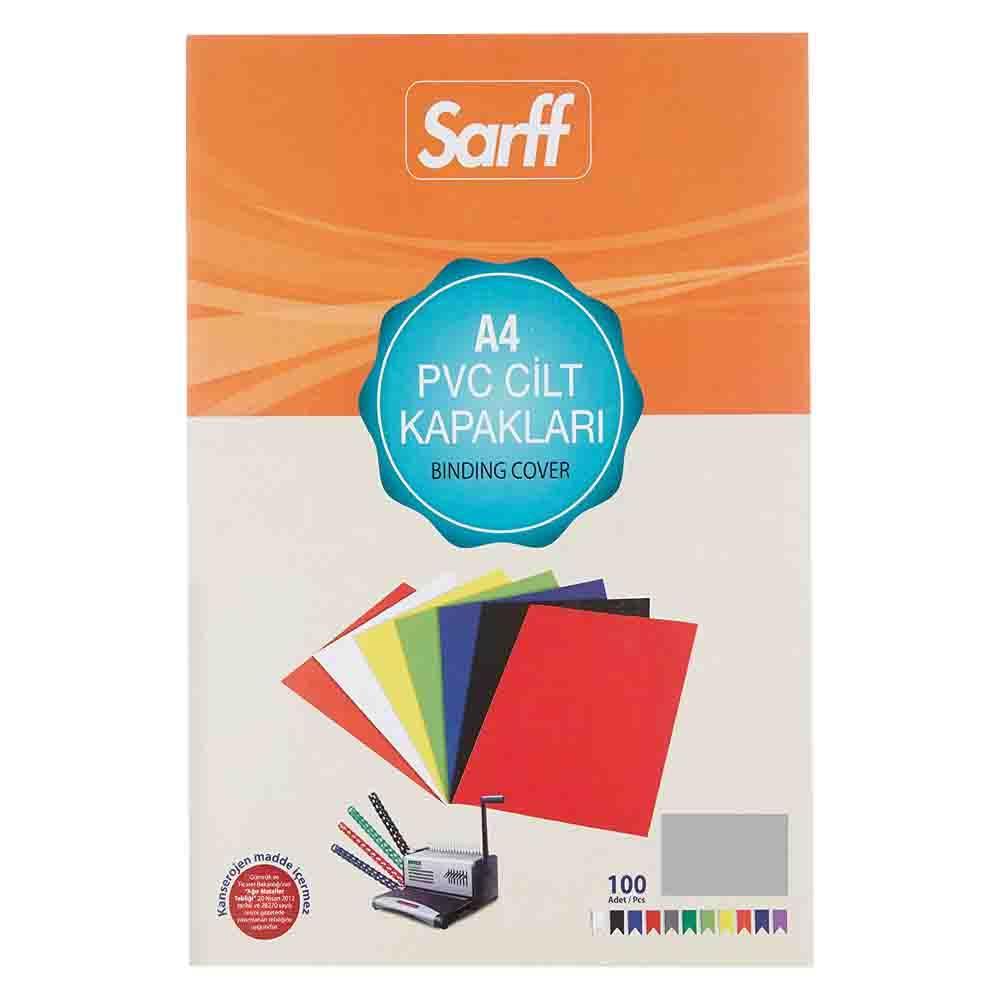 Sarff Cilt Kapağı PVC 160 Micron A4 100 Adet - Şeffaf