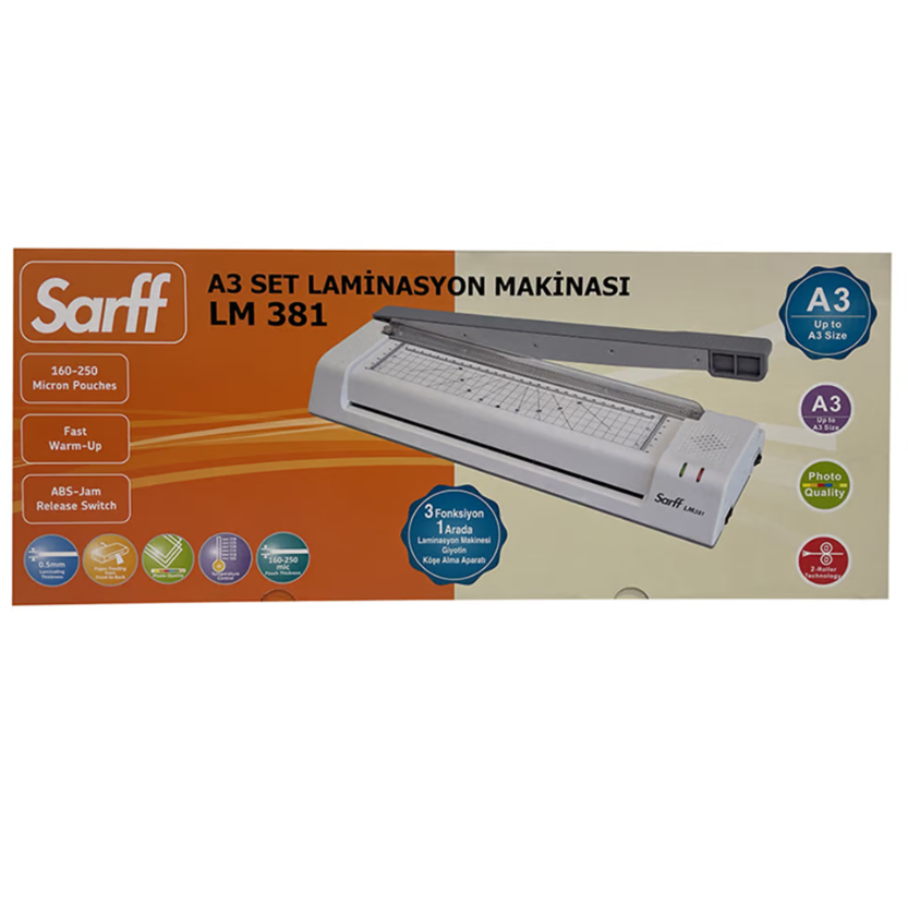 SARFF LM381 A3 SET LAMİNASYON MAKİNESİ