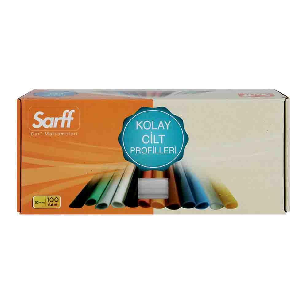 Sarff Oval Sırtlık PVC 10 mm 100 Adet - Şeffaf