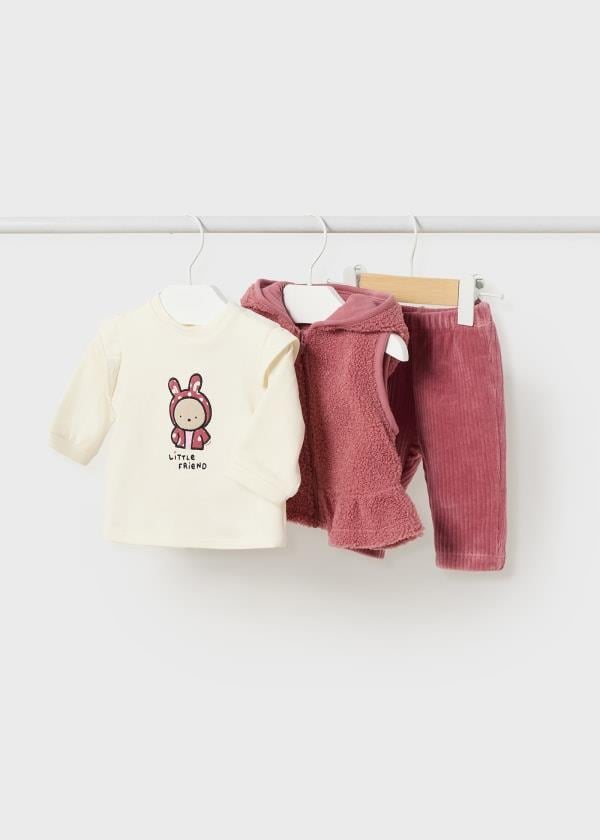 02667 MAYORAL BEBEK 3LÜ SET ALT ÜST TAKIM