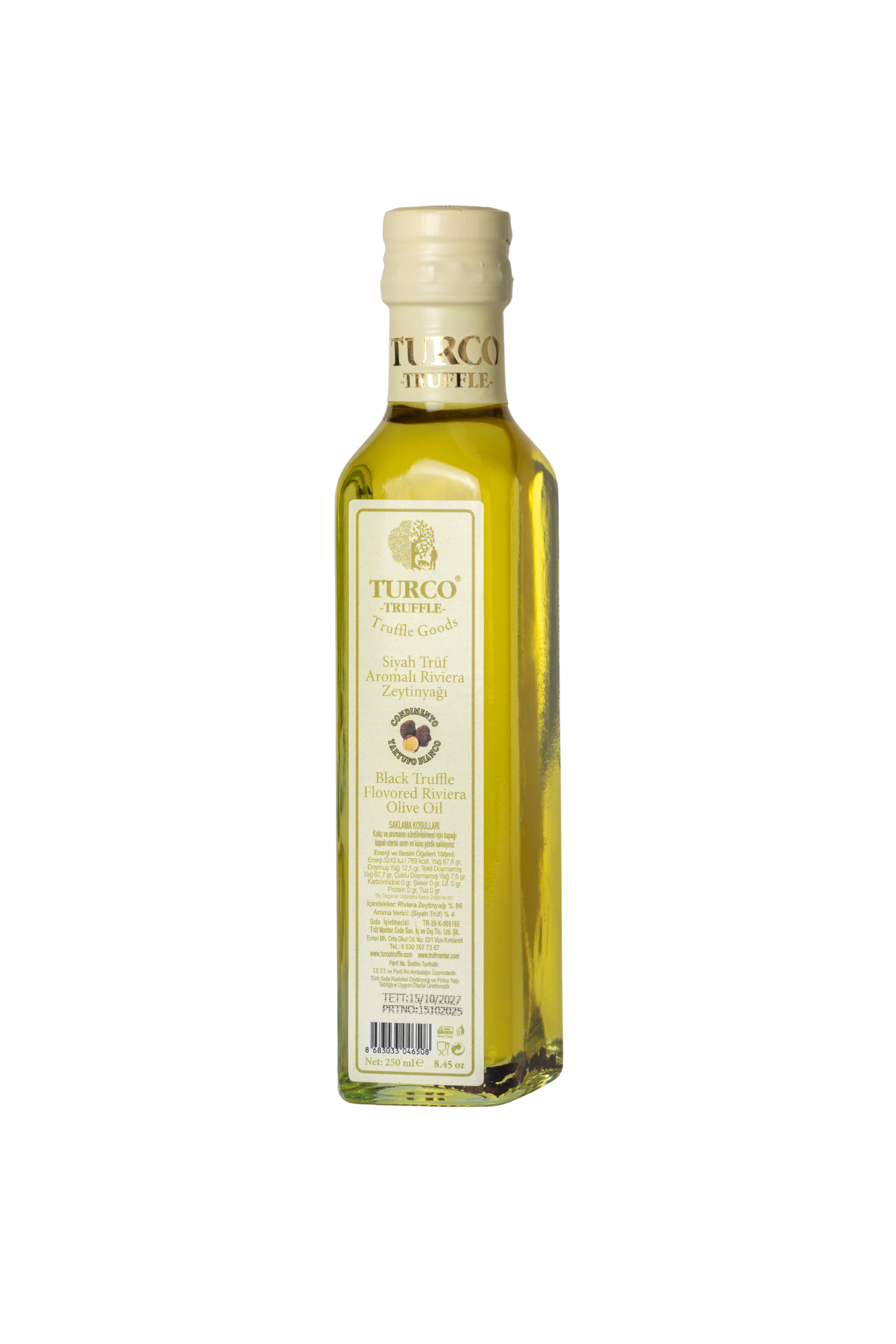 SİYAH TRÜF MANTAR YAĞ 250 ml