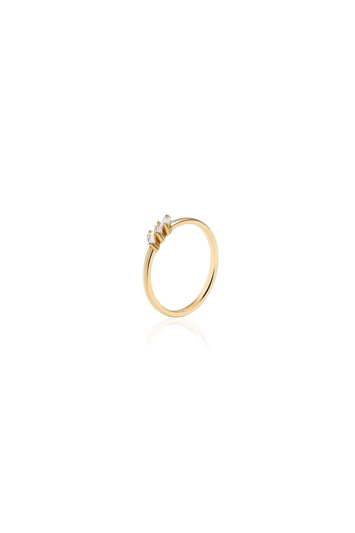 0.06 Karat Baget Pırlanta Yüzük 