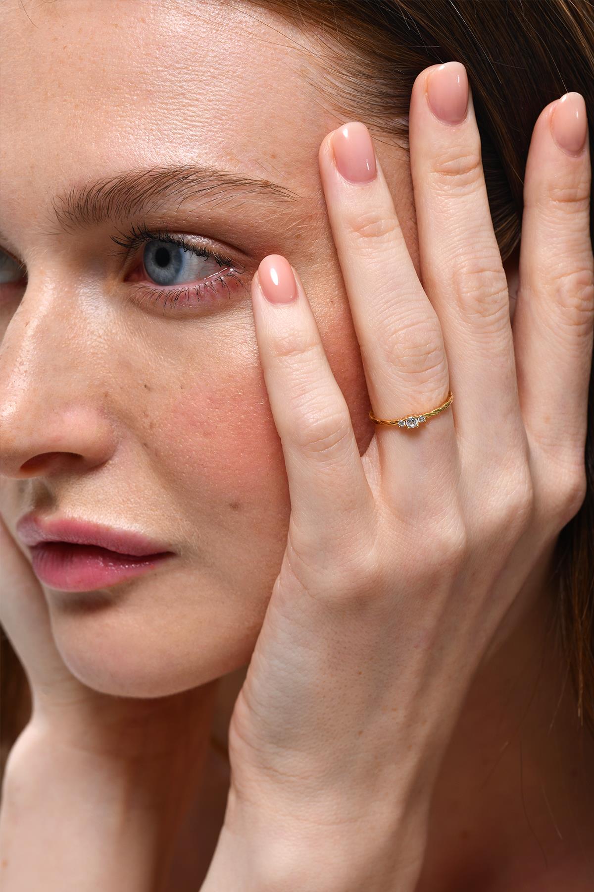 0.03 Karat Pırlanta Tasarım Yüzük