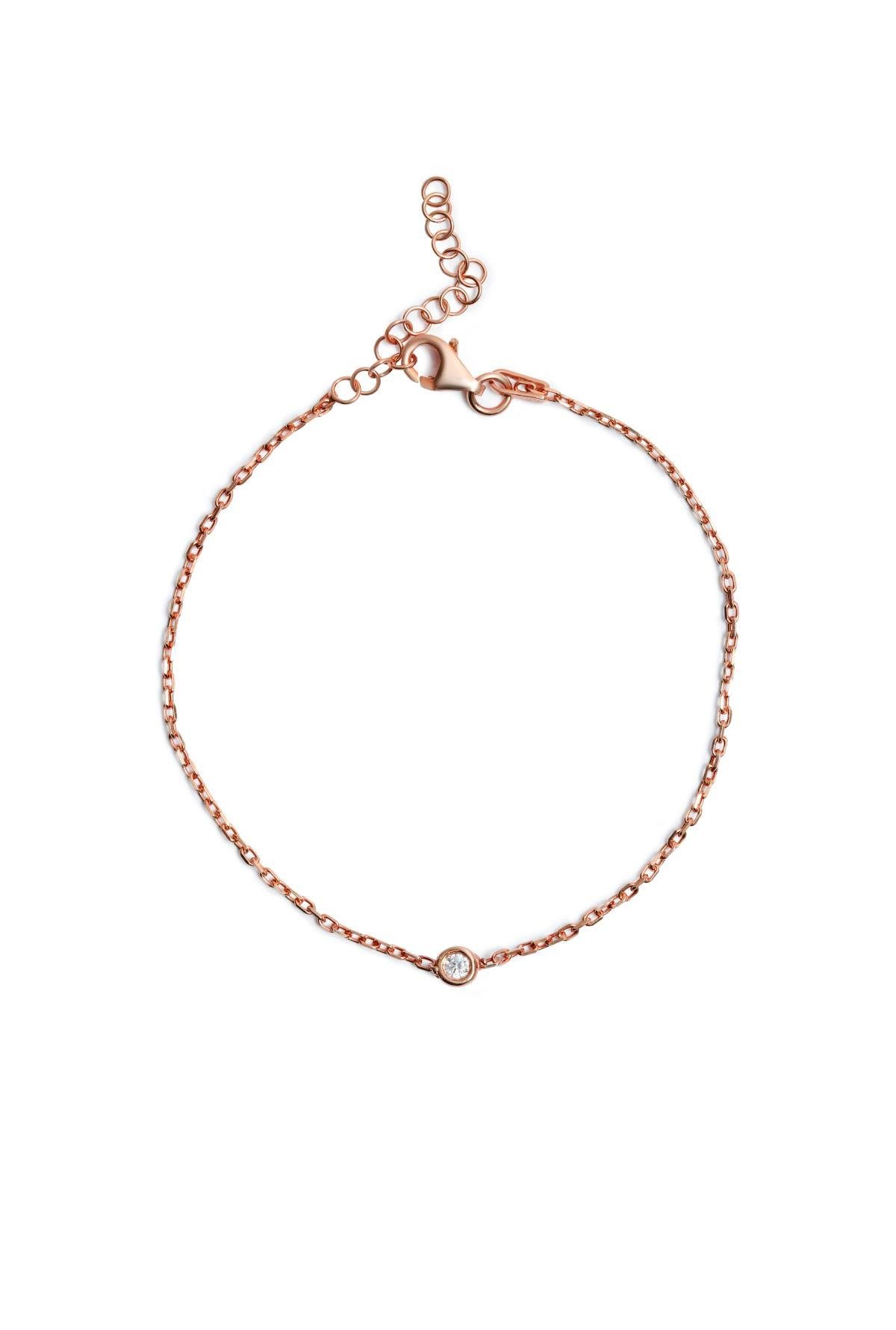 0.03 Ct.Tektaş Pırlanta Bileklik
