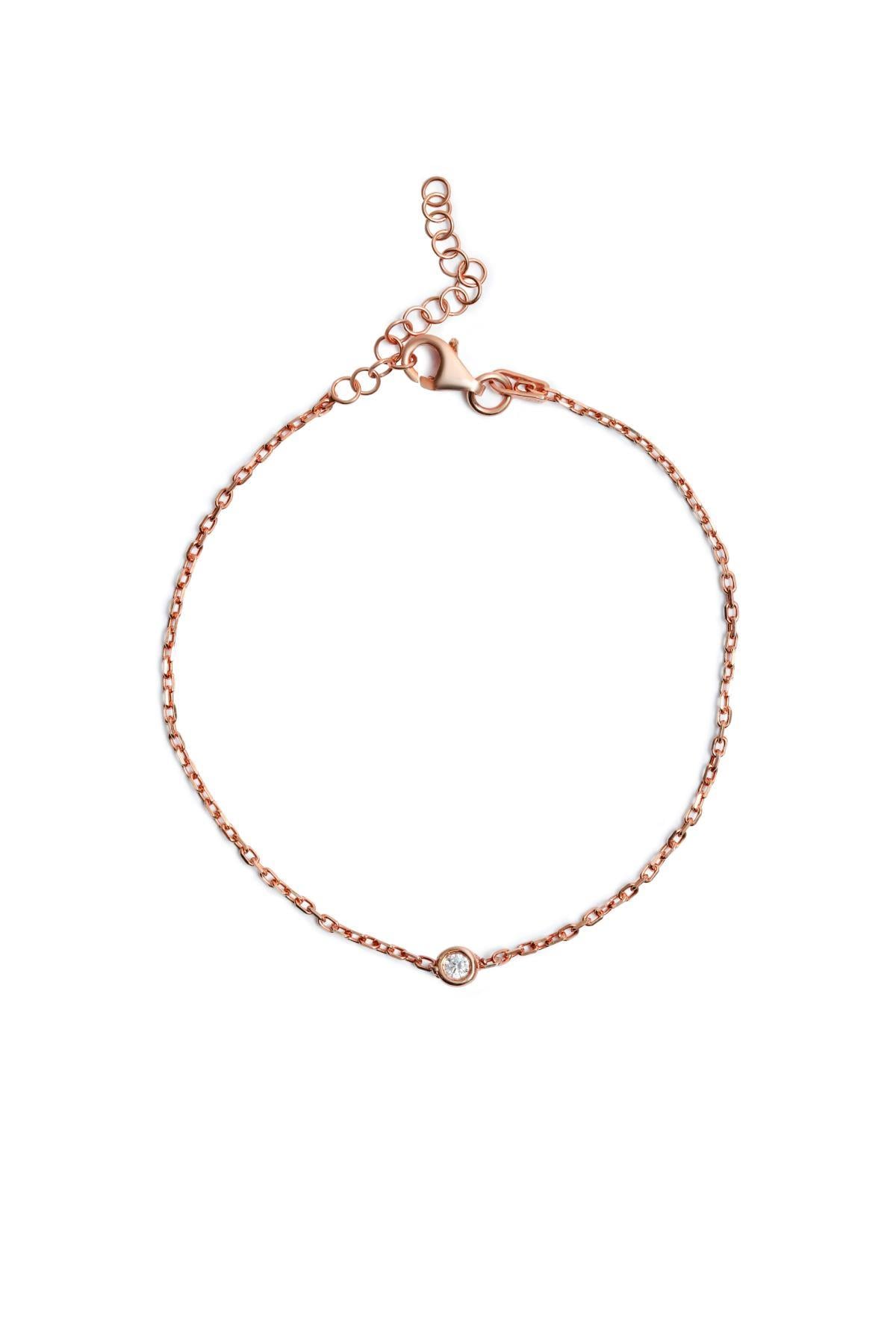 0.03 Ct.Tektaş Pırlanta Bileklik
