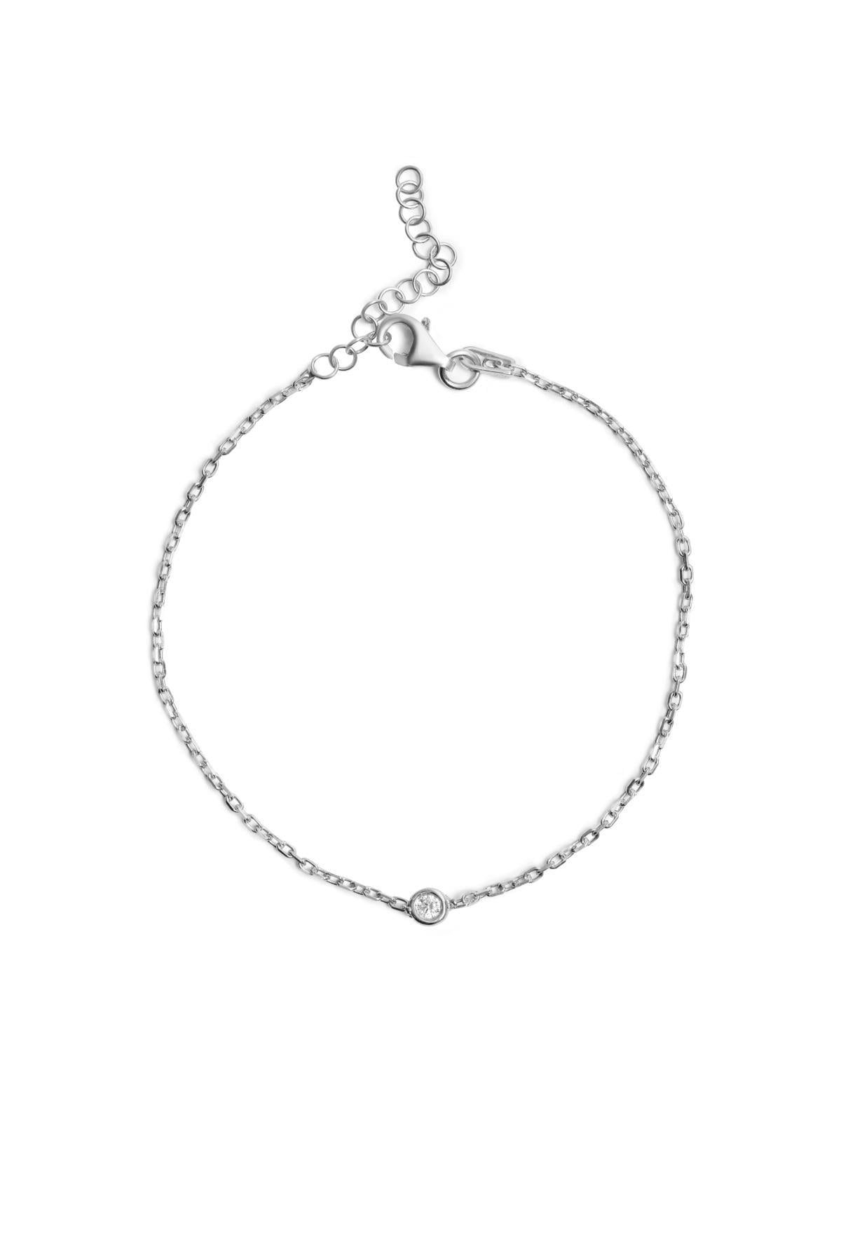 0.03 Ct.Tektaş Pırlanta Bileklik