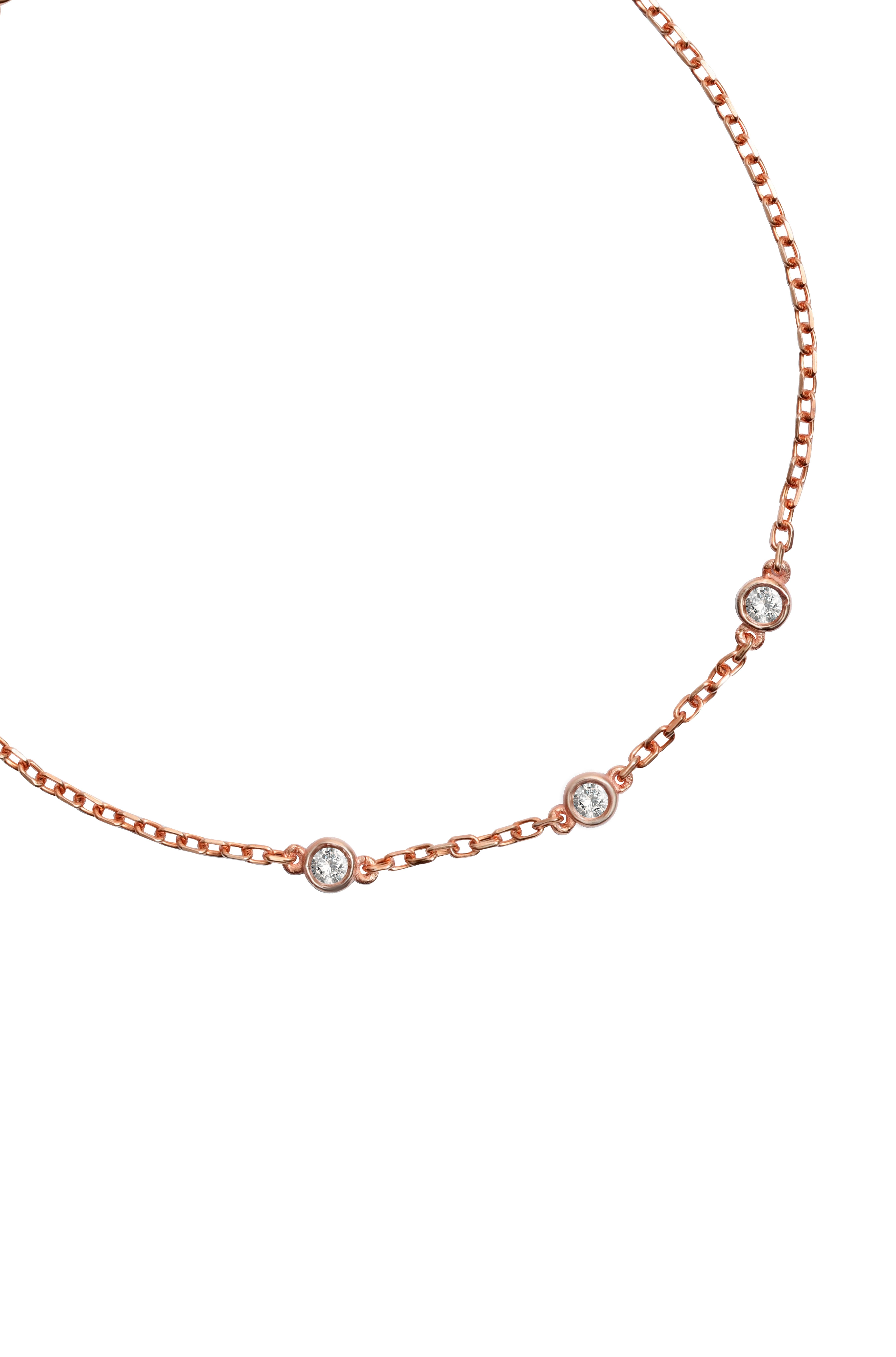 0.06 Ct. Üçtaş Pırlanta Bileklik