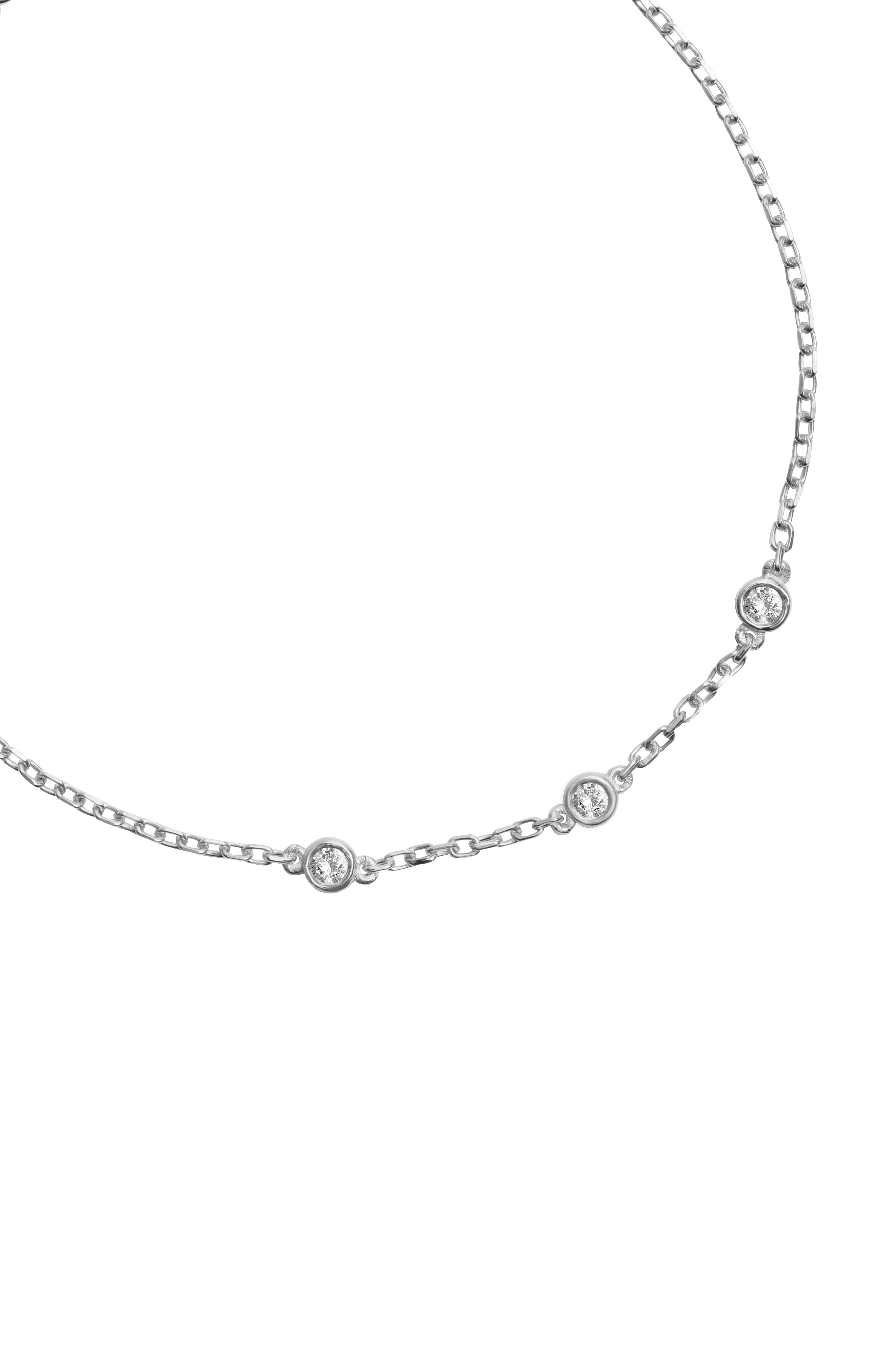 0.06 Ct. Üçtaş Pırlanta Bileklik