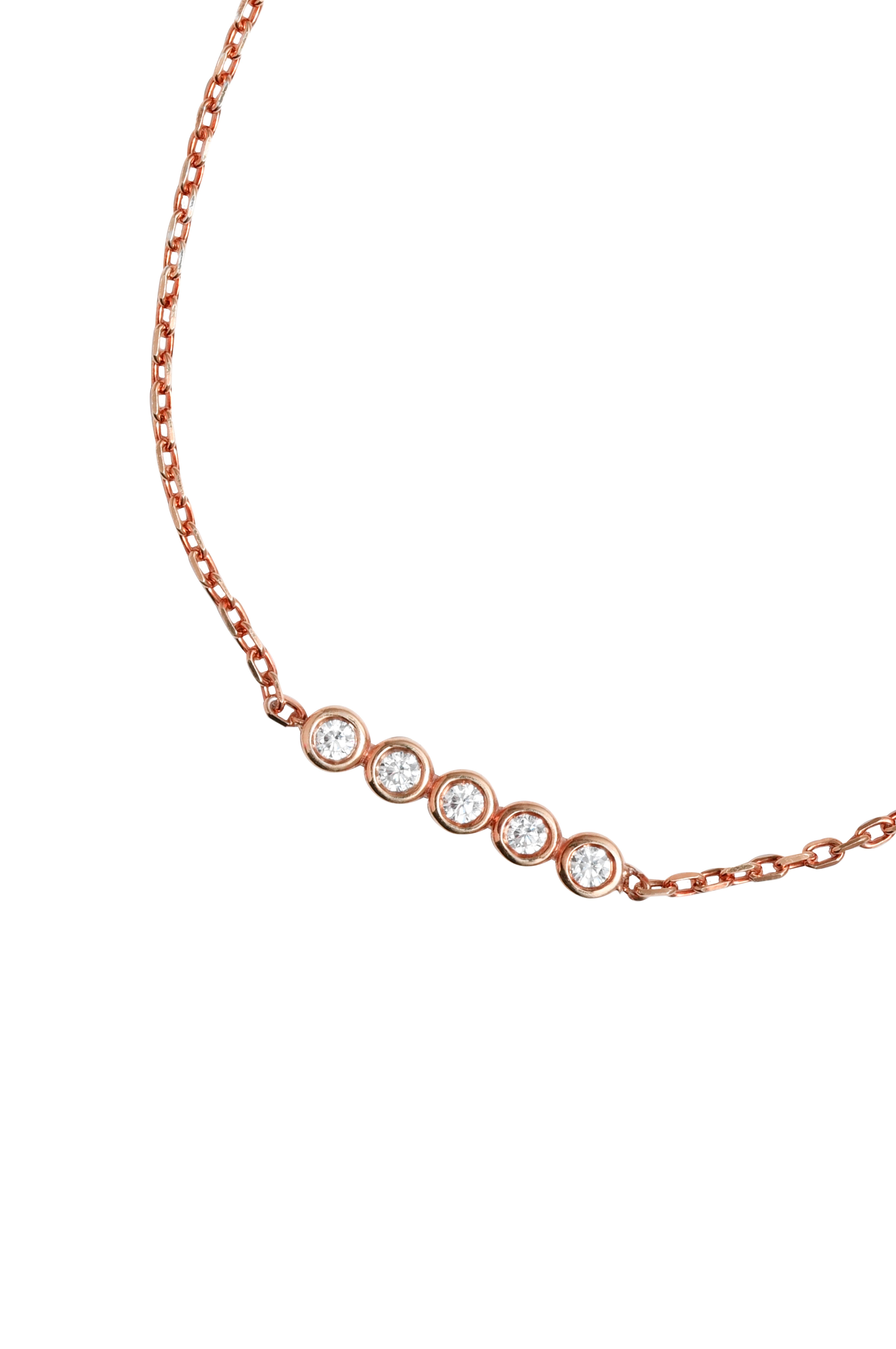 0.10 Ct.Beşli Pırlanta Bileklik