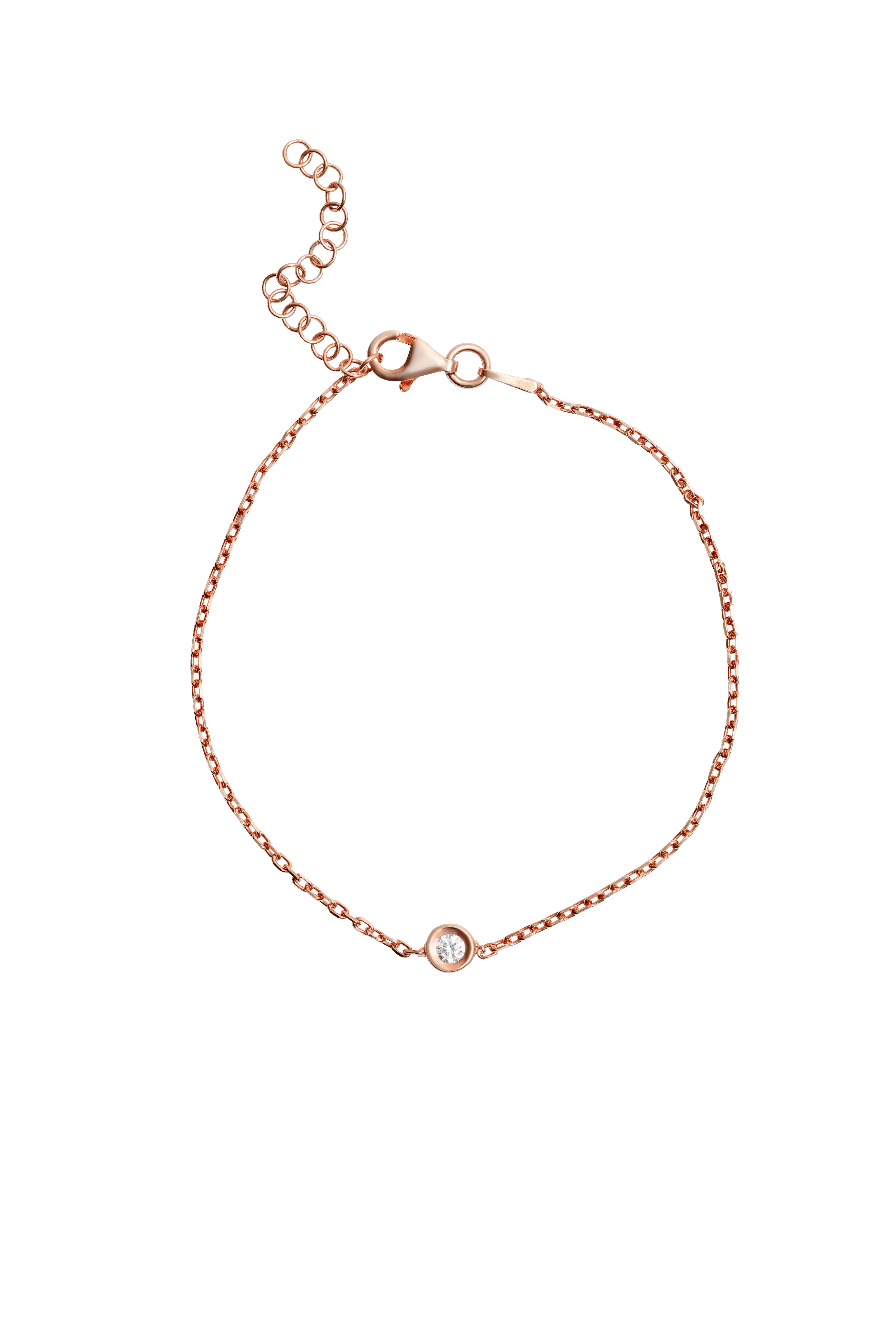0.10 Ct.Tektaş Pırlanta Bileklik