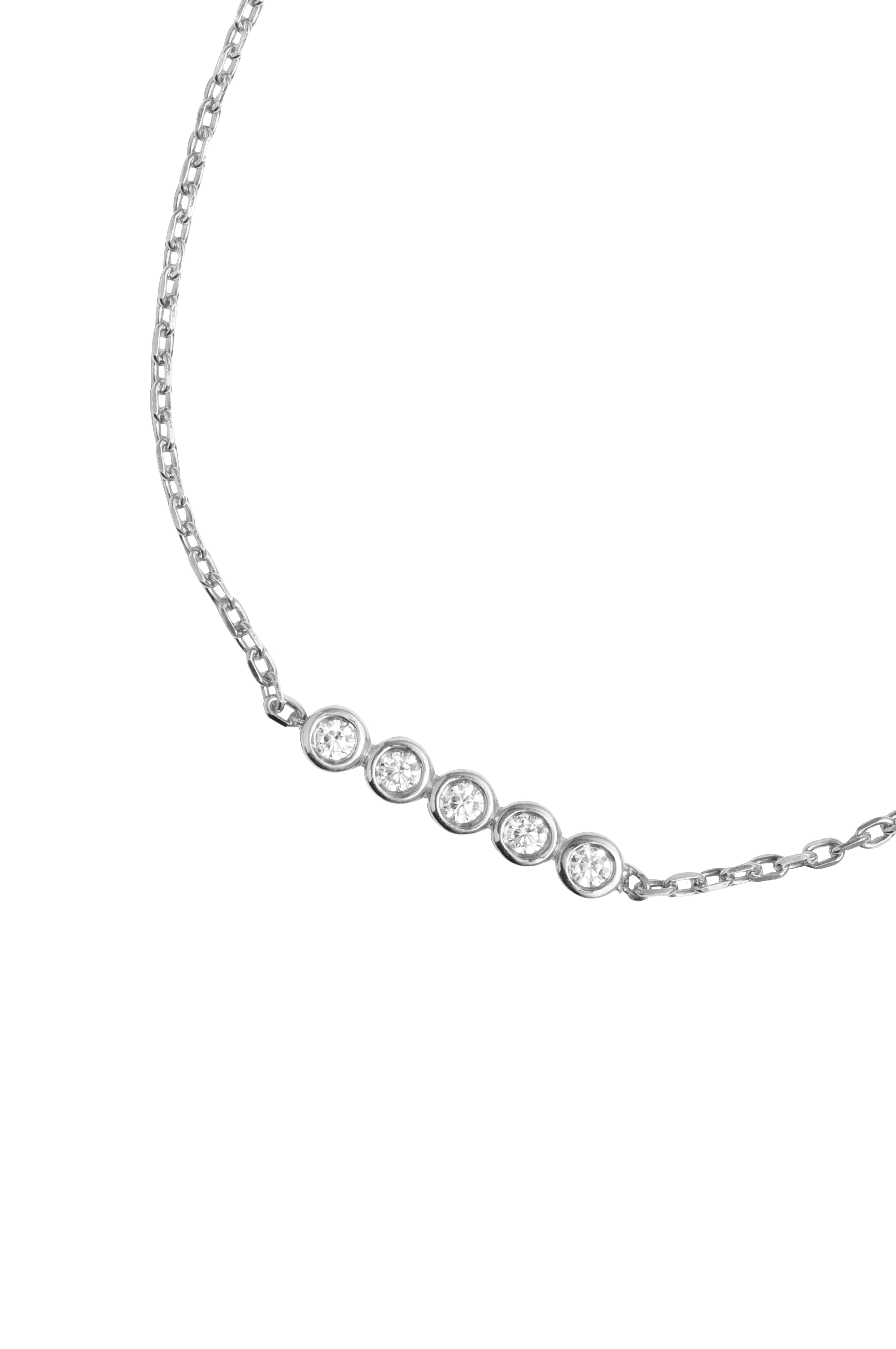 0.10 Ct.Beşli Pırlanta Bileklik