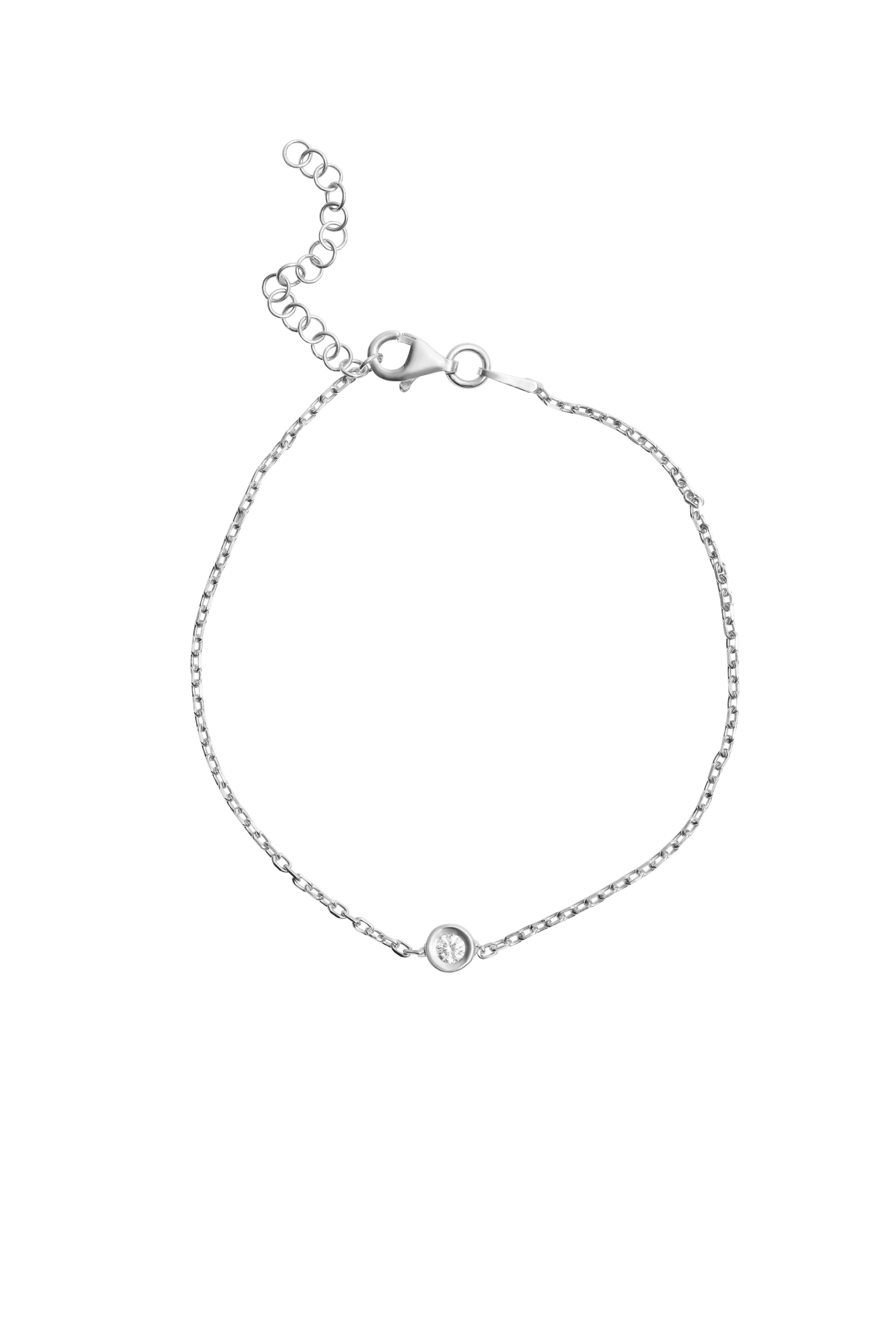 0.10 Ct.Tektaş Pırlanta Bileklik