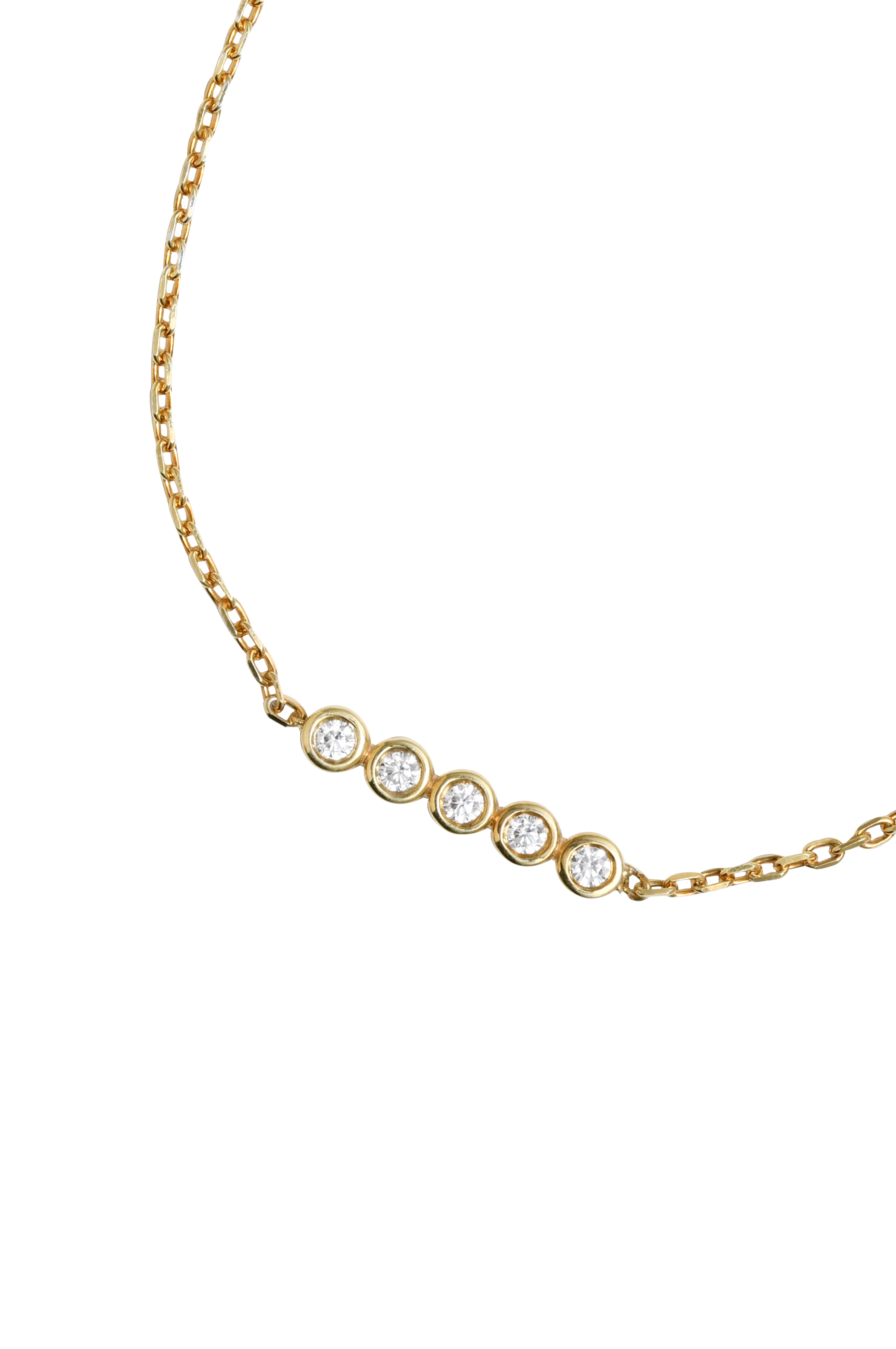 0.10 Ct.Beşli Pırlanta Bileklik