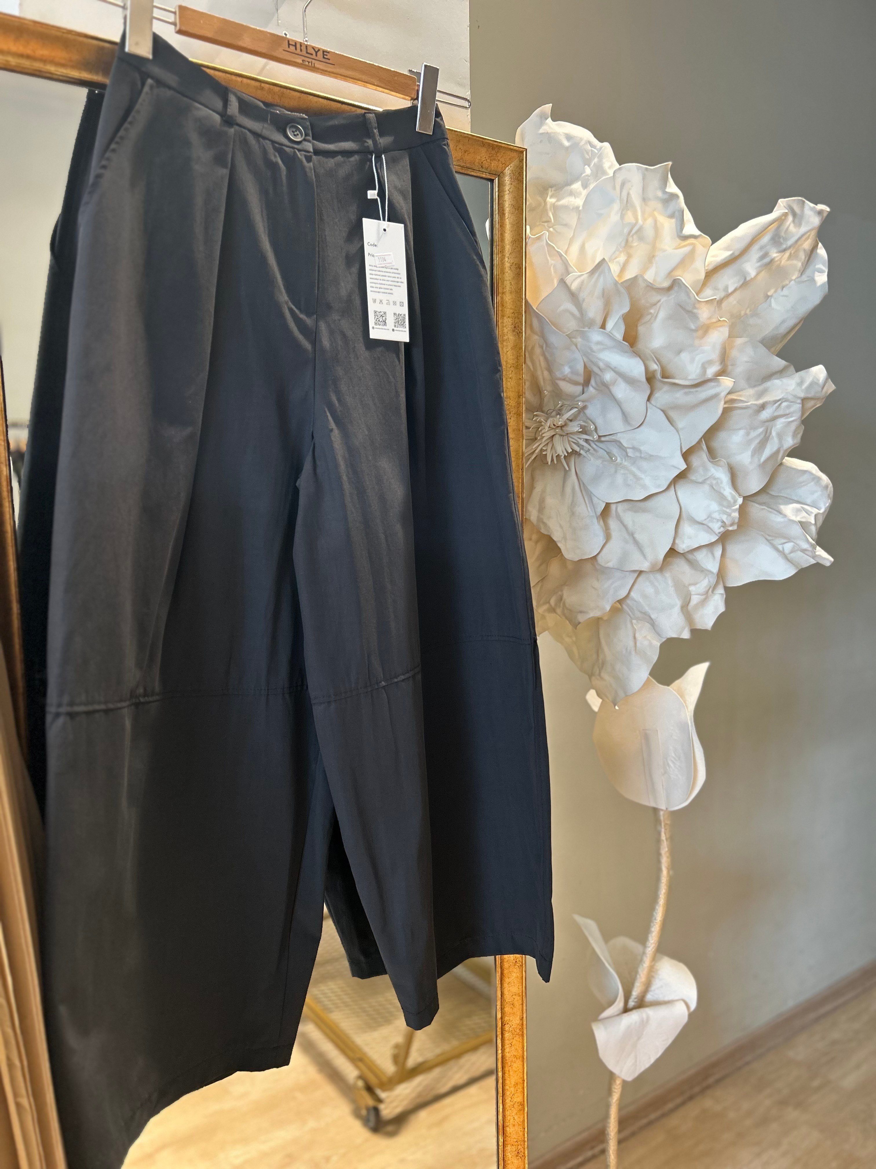 1174 BARREL PANTOLON SİYAH