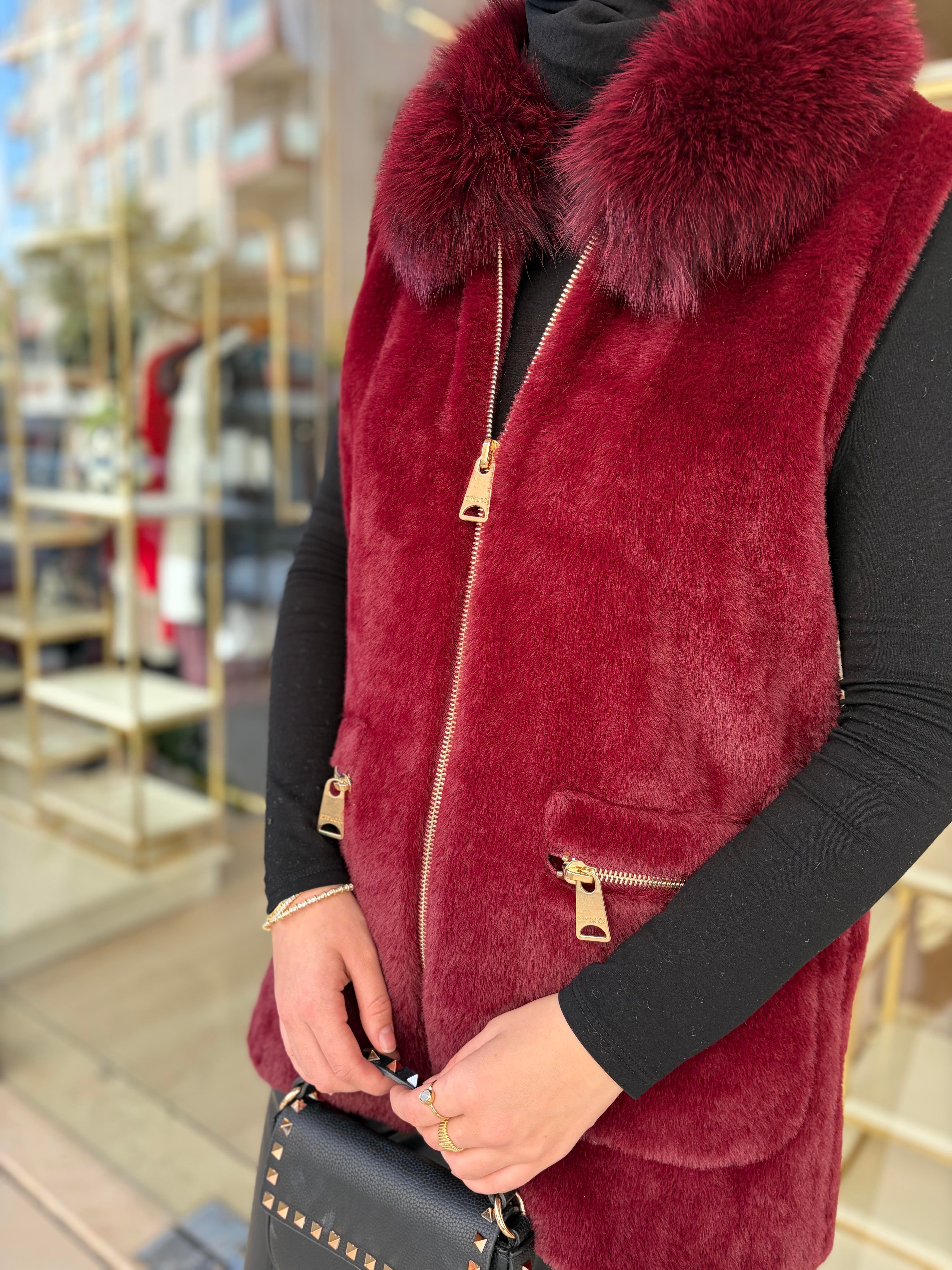ANGORA YELEK BORDO