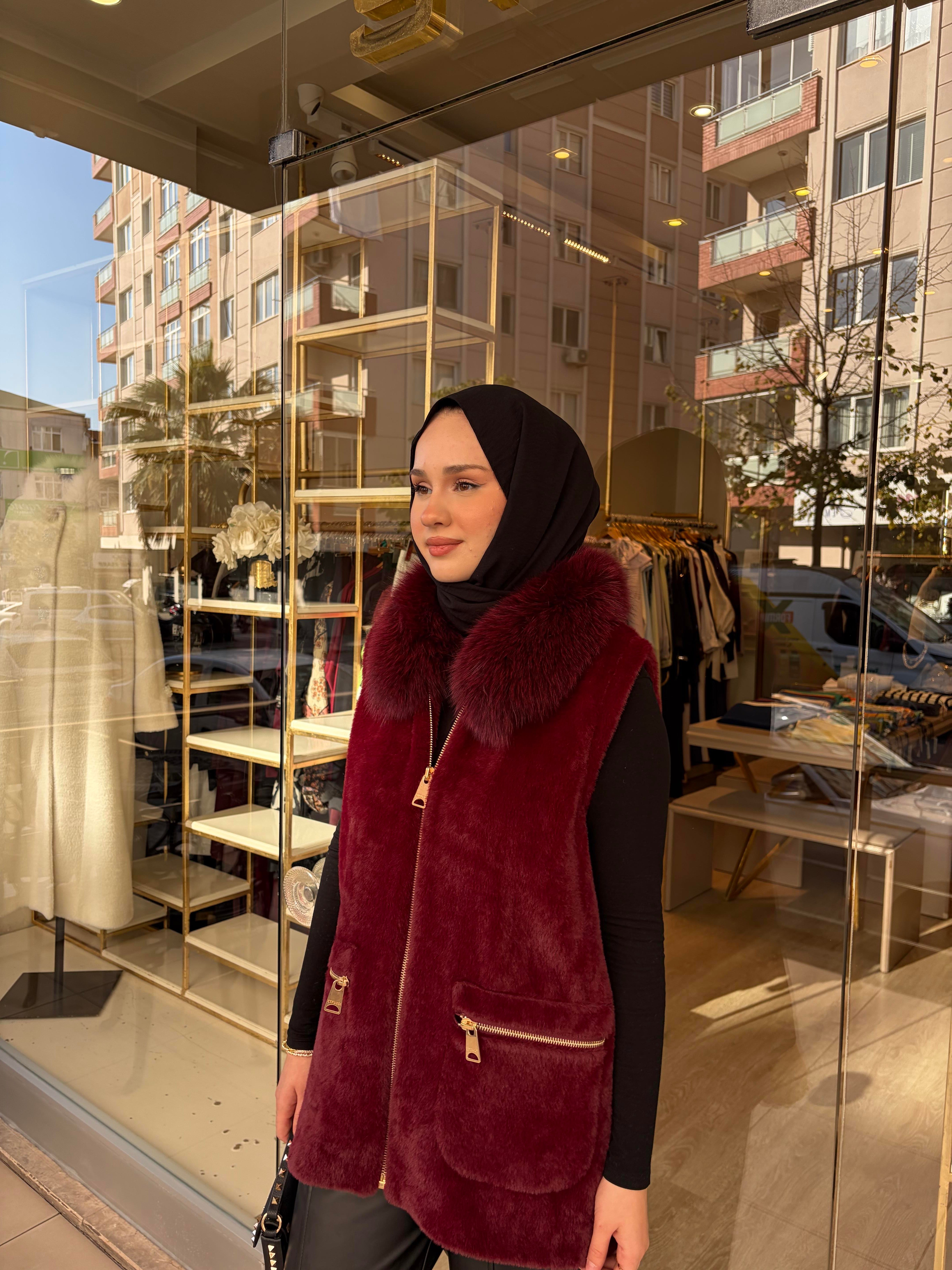 ANGORA YELEK BORDO