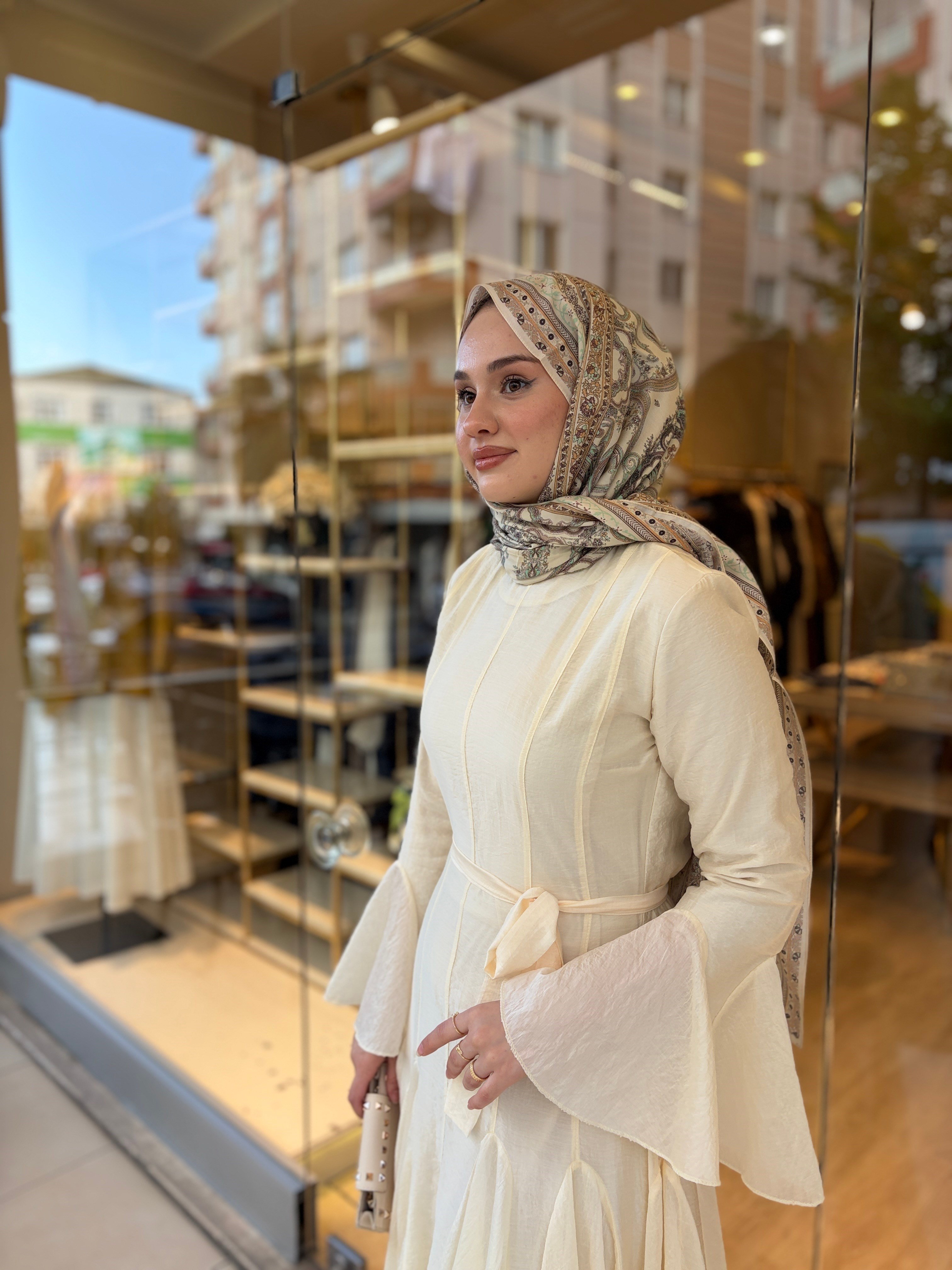 AURA ELBİSE SARI