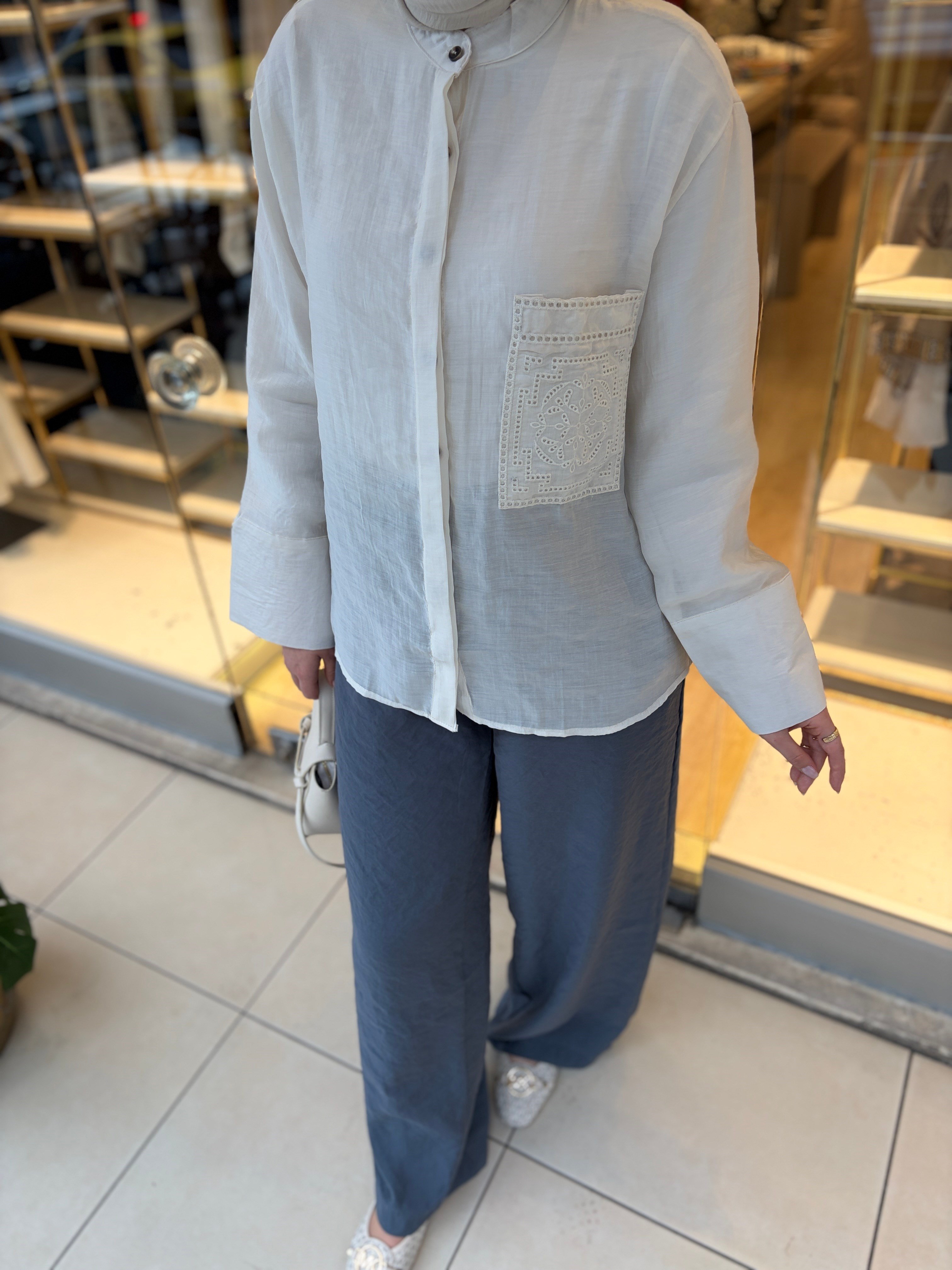 BELİ LASTİKLİ MODAL PANTOLON ANTRASİT